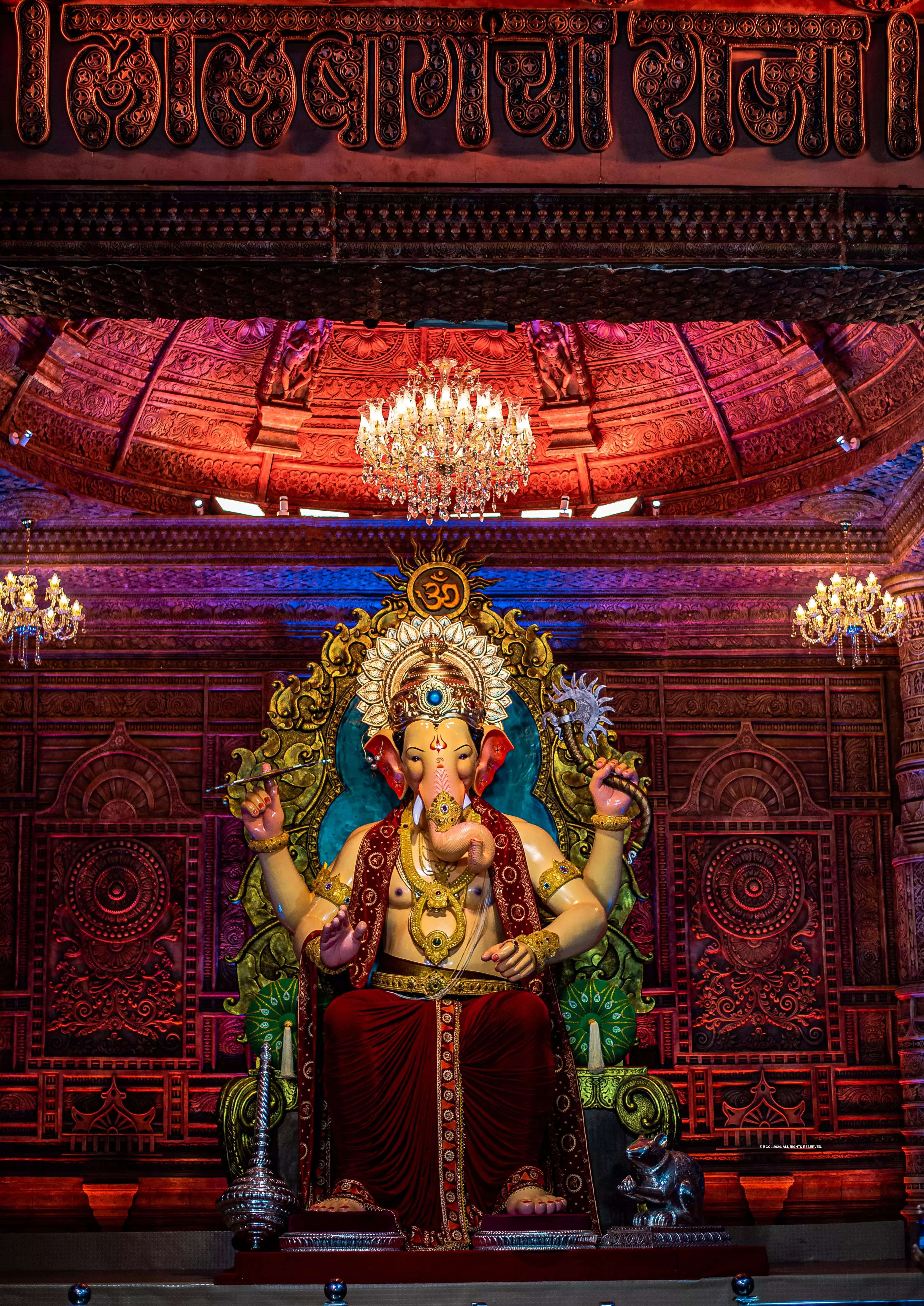 Lalbaugcha Raja unveiled in Mumbai