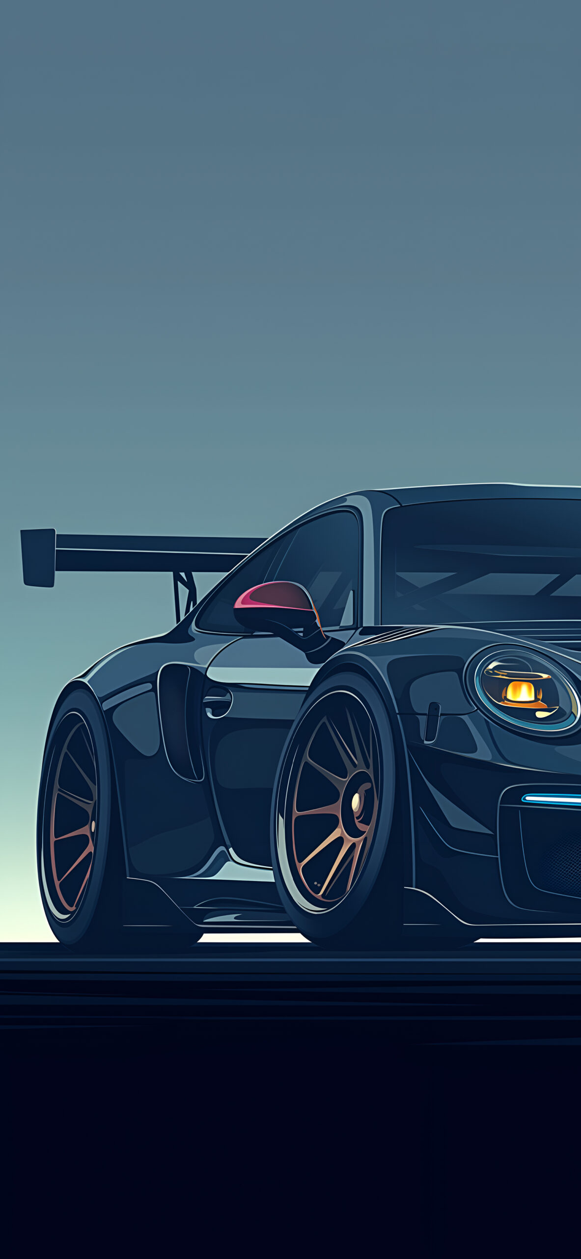 Sleek Race Car Wallpaper