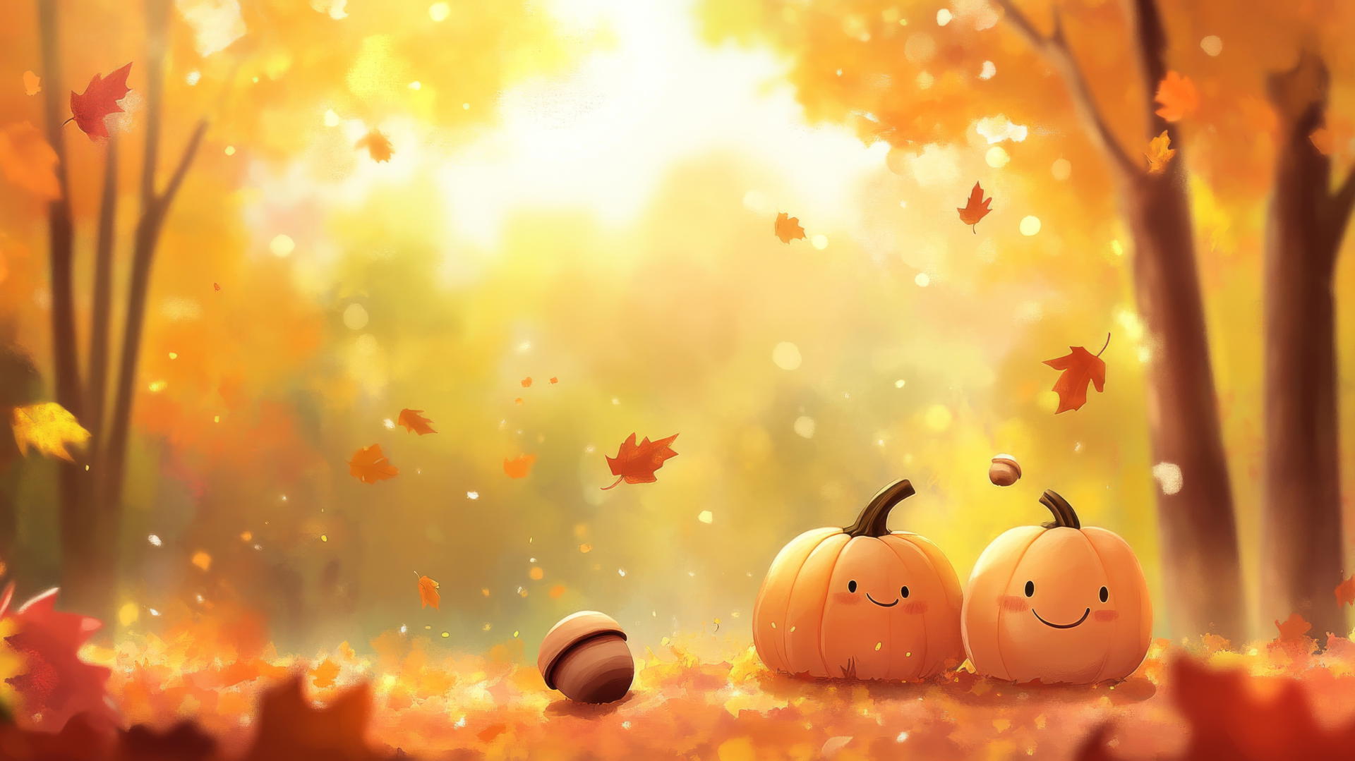 4K HD Wallpaper: pumpkin