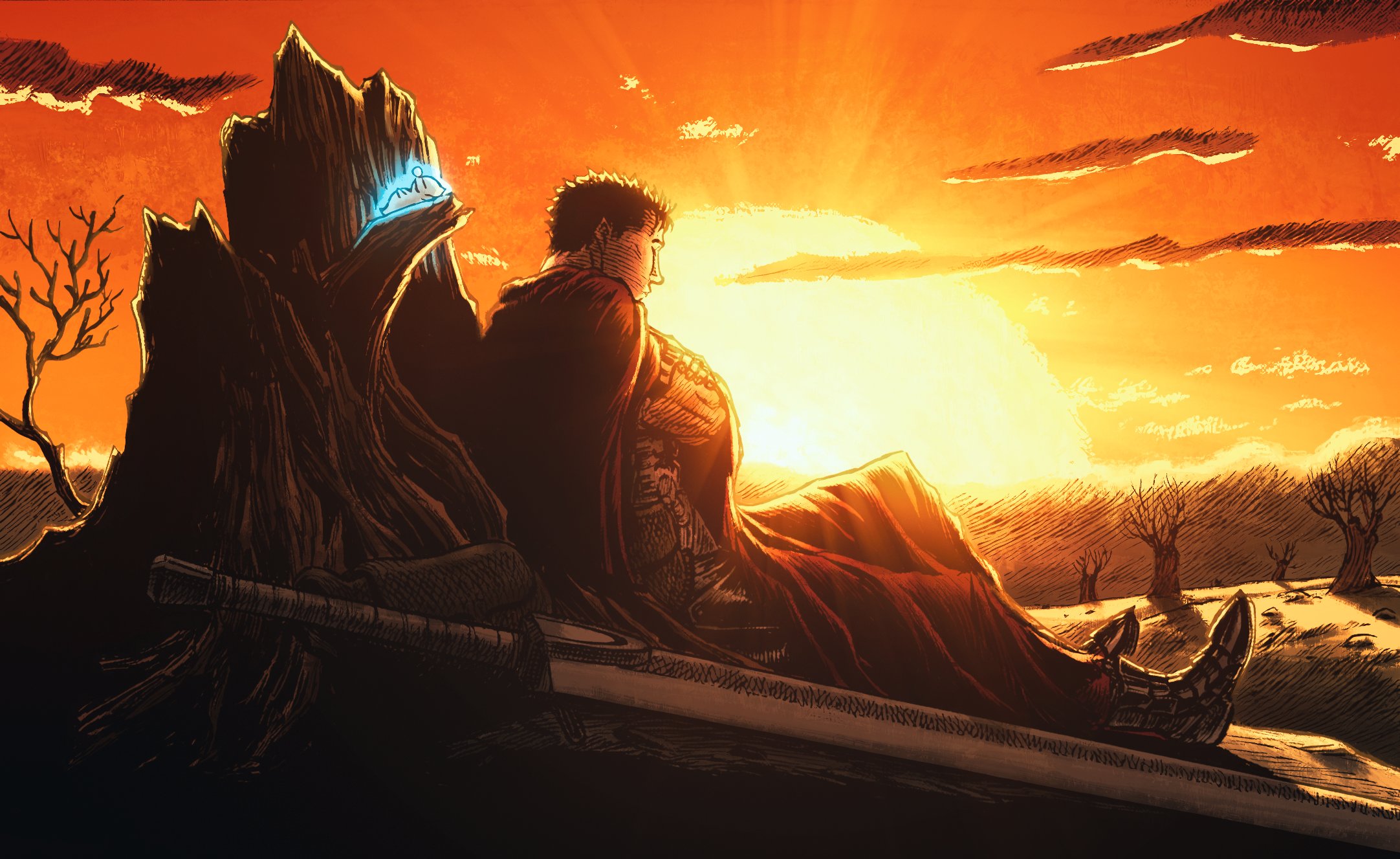 Berserk Manga Anime Men Sky Greatsword