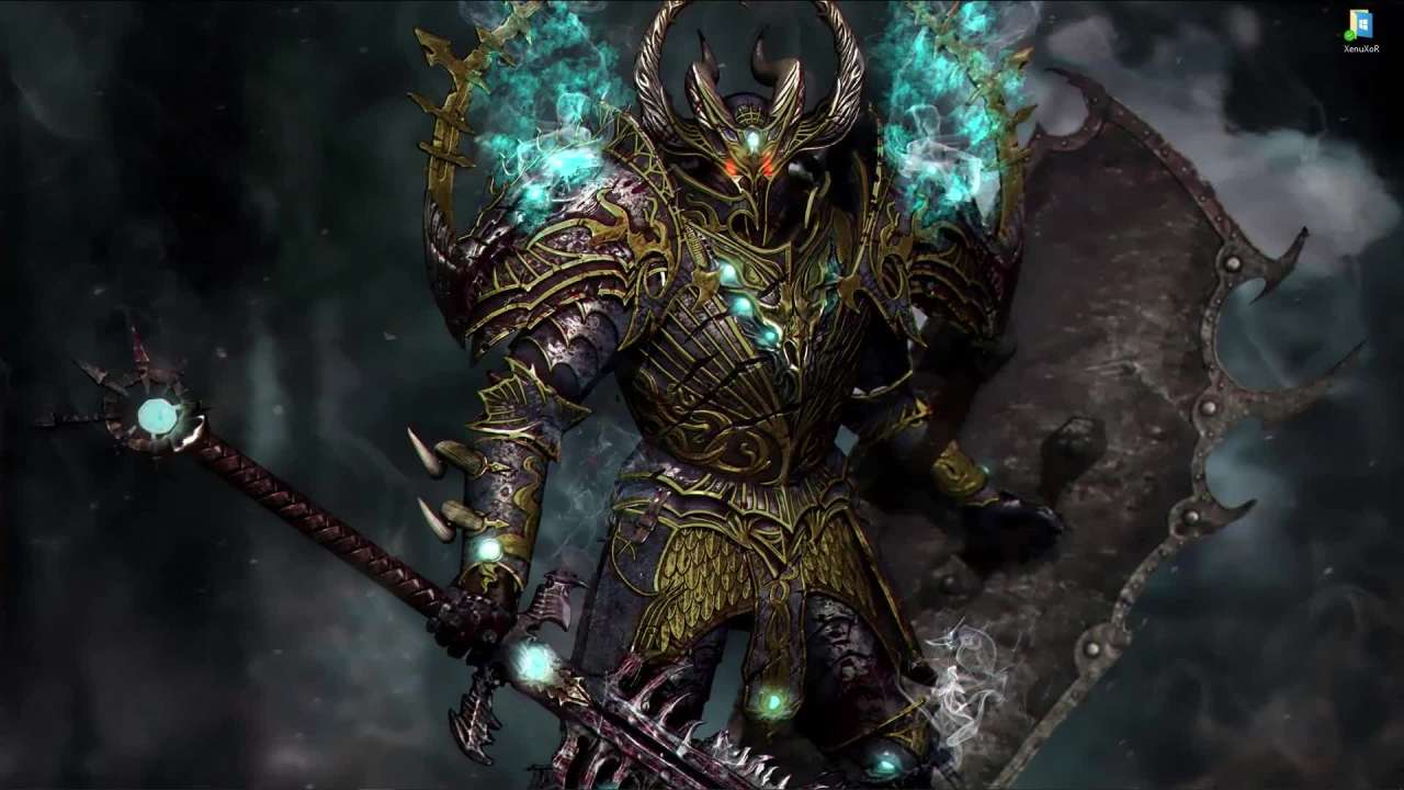 Live wallpaper Warrior Of Chaos