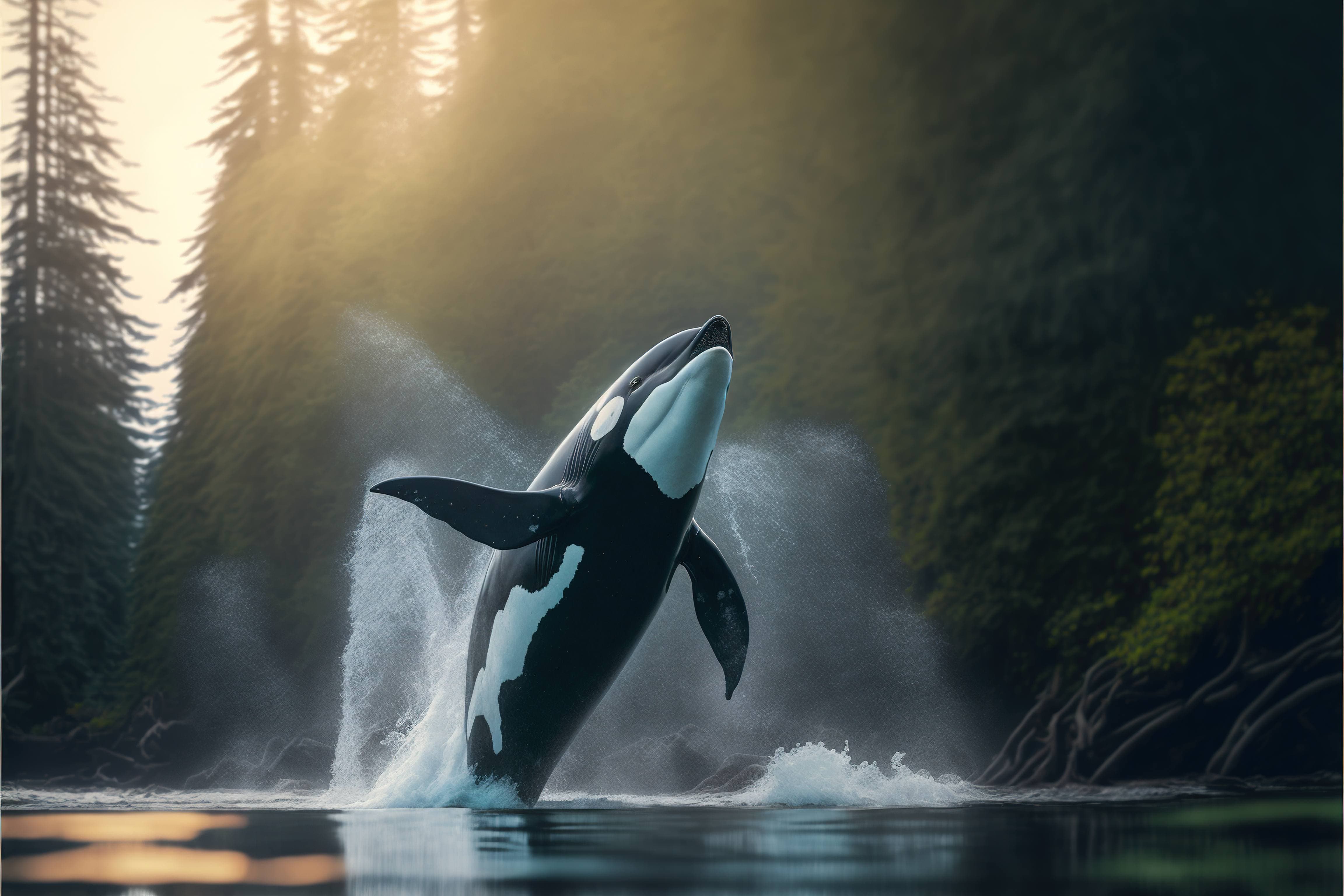 The most stunning orca in the wild