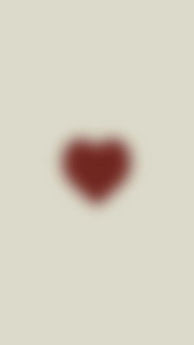 Blurry Heart Wallpaper