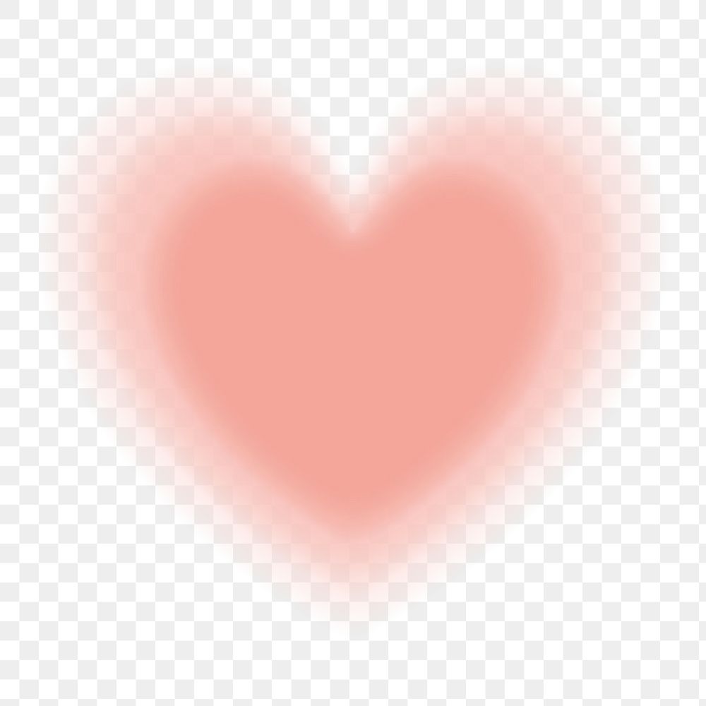 Heart Blurred Image. Free Photo, PNG