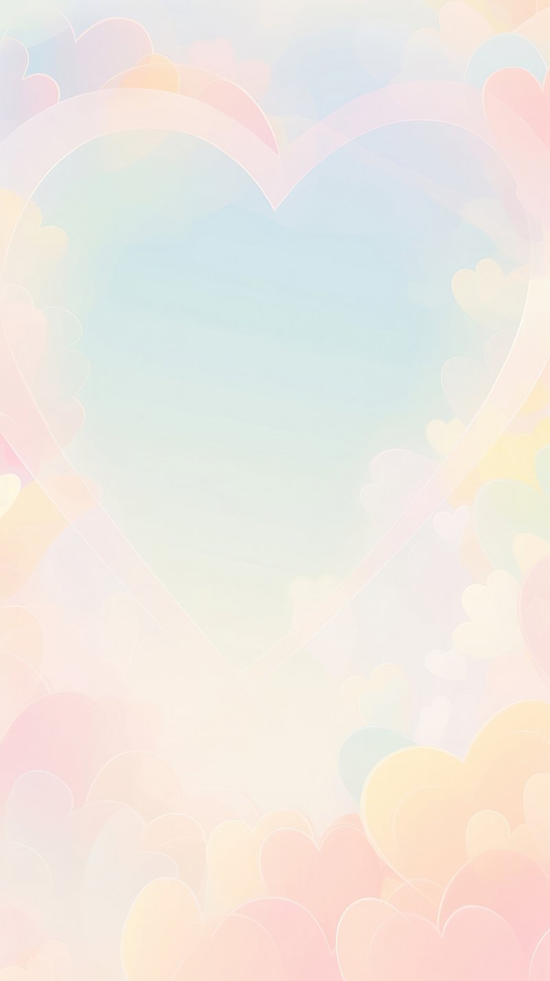 Pastel Heart Wallpaper Image. Free