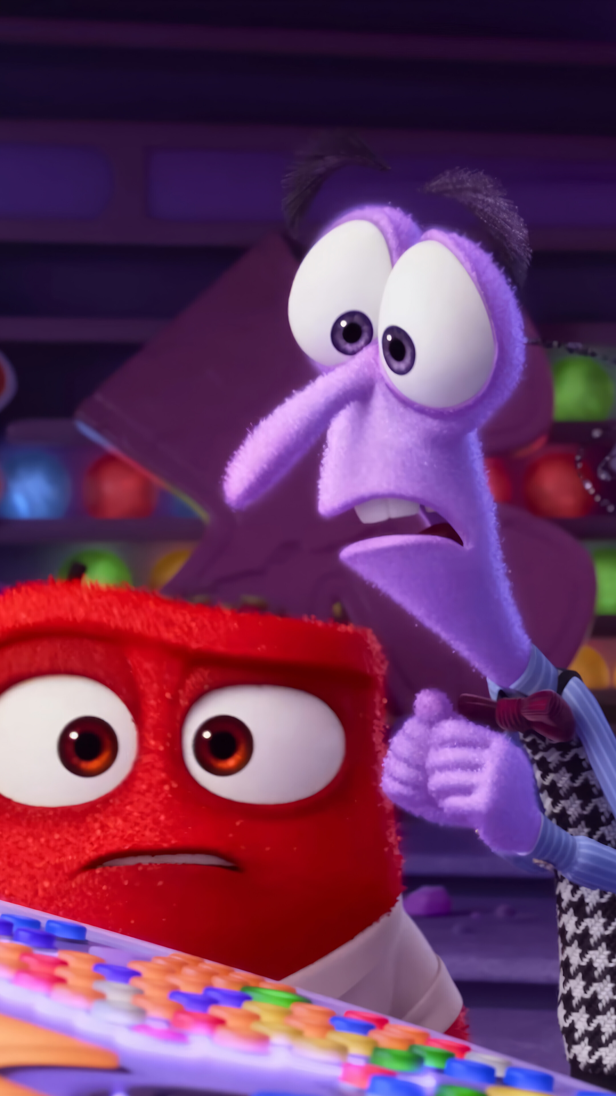 Sadness Fear Anger 4K Wallpaper iPhone