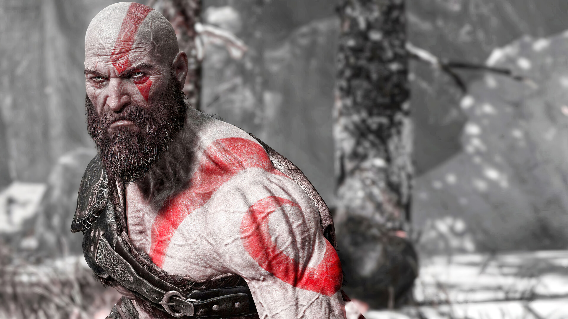 Kratos God of War Game 4K Wallpaper HD