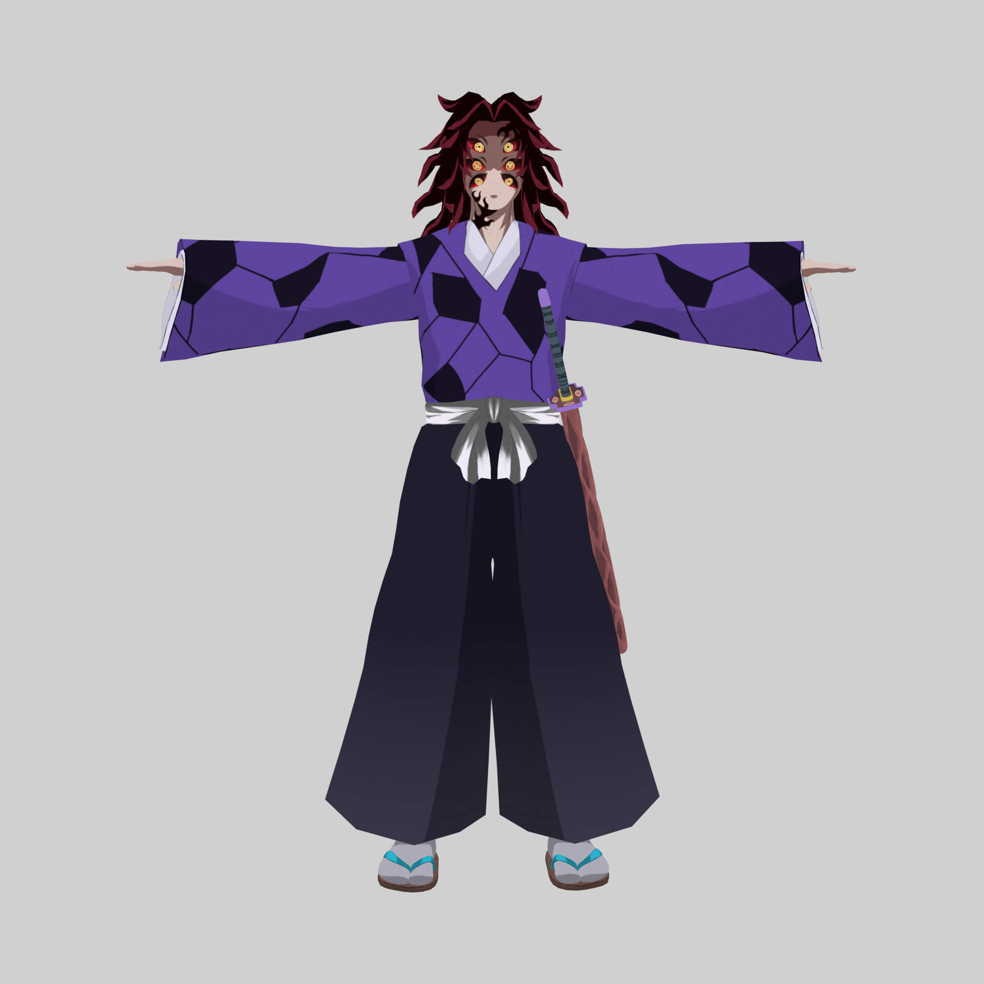 Kokushibo No Yaiba 3D Model