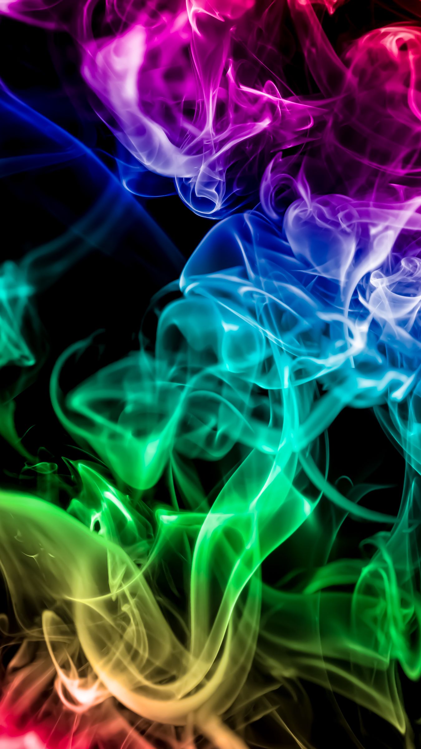 Download wallpaper 1350x2400 smoke