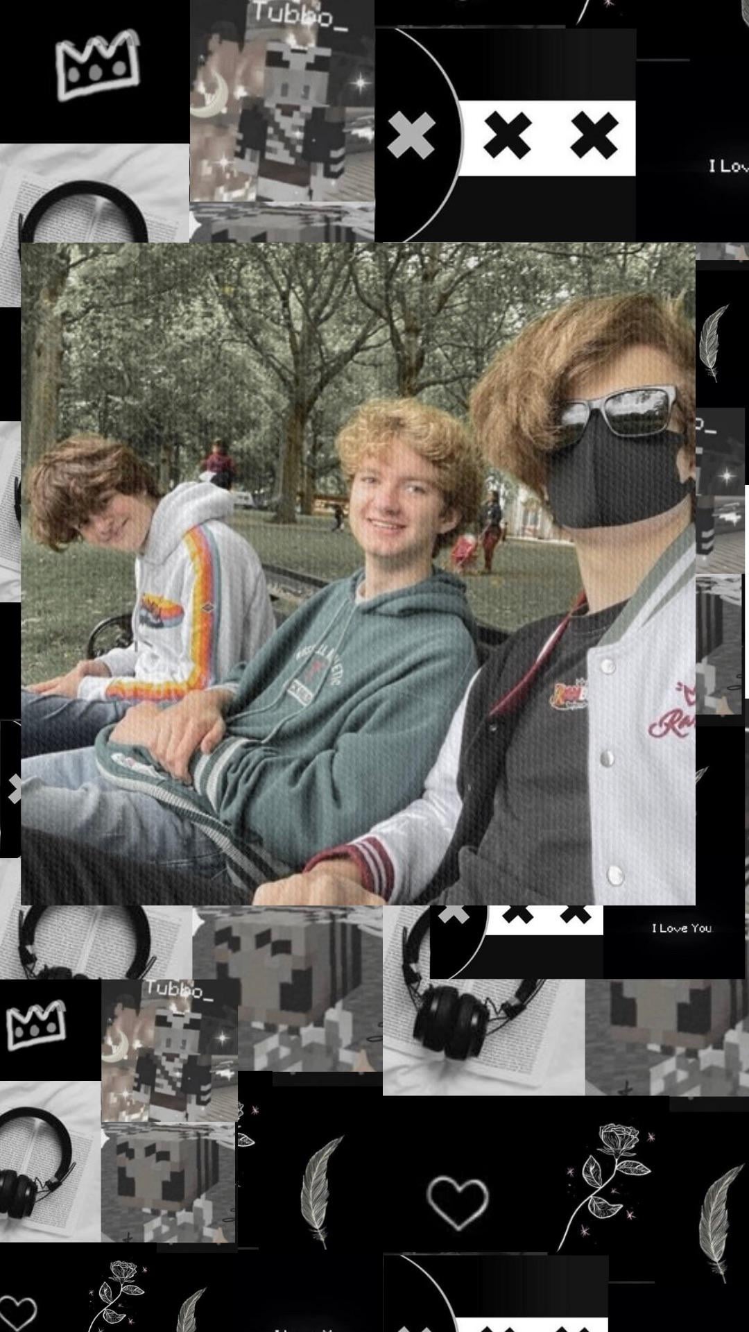Bench trio aesthetic wallpaper I made