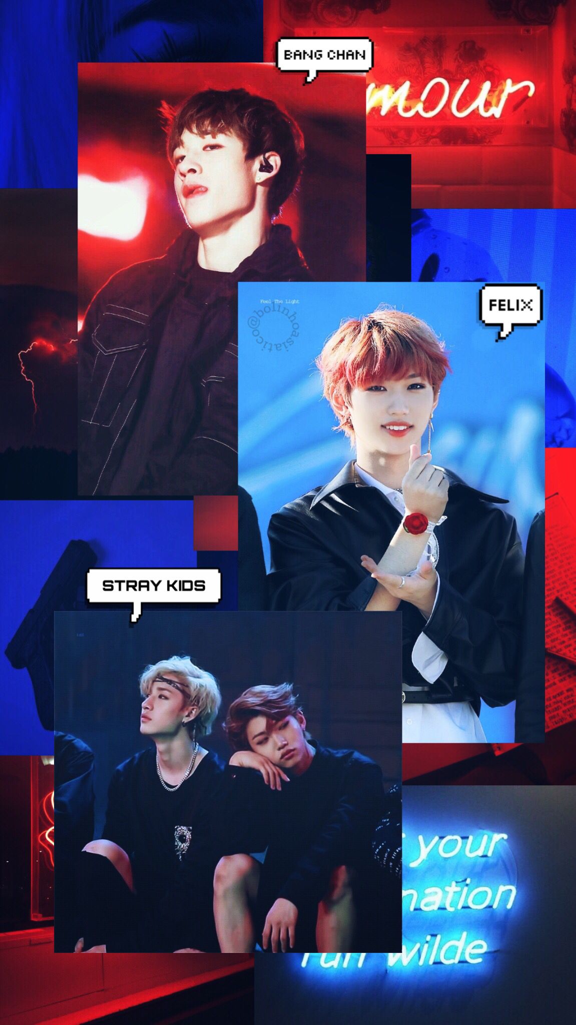 Wallpaper of Felix and Bang Chan Straykids