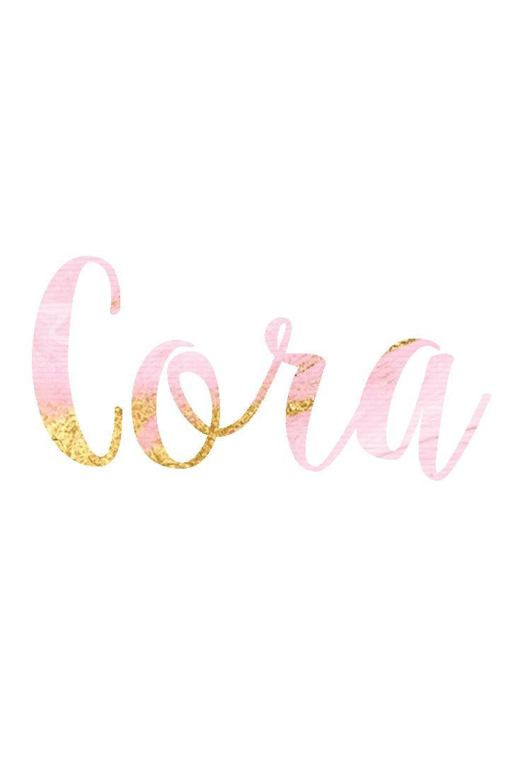 CORA Names for girls