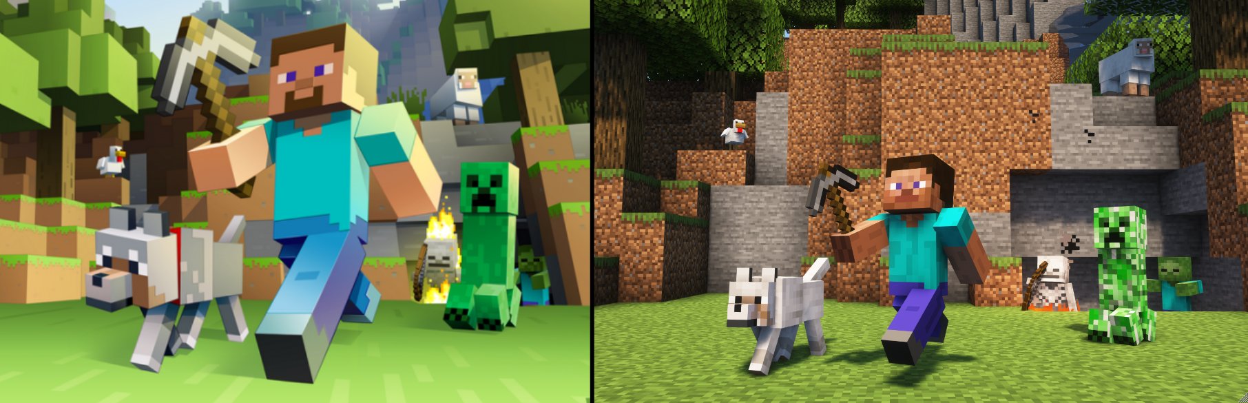 Minecraft Xbox One promo art