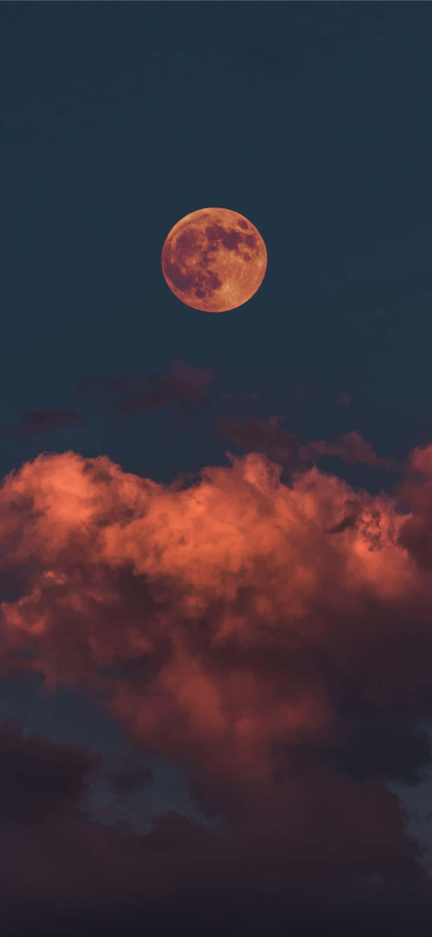 Download The Red Moon iPhone Wallpaper