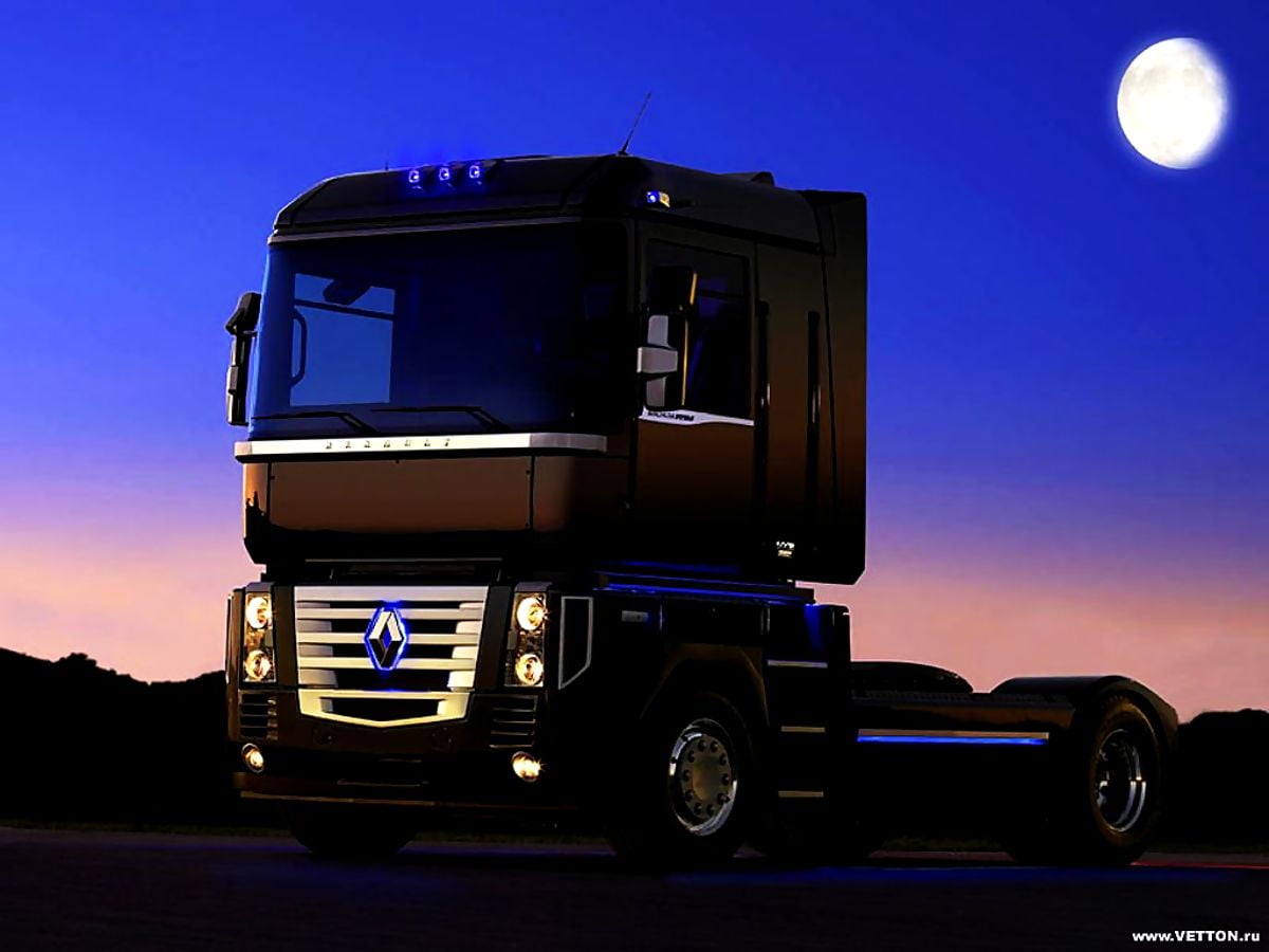 Trucks, Renault Magnum, Road wallpaper