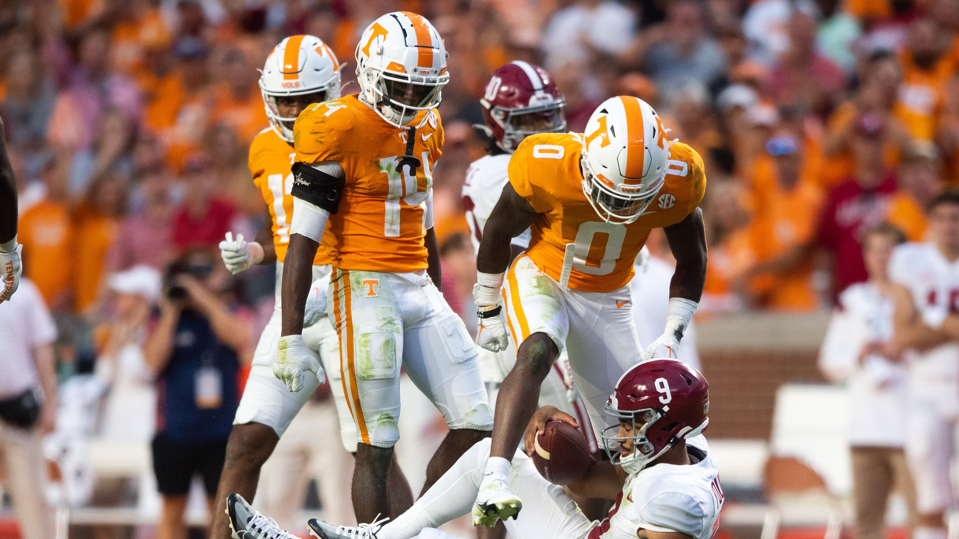 Alabama football at Tennessee Vols