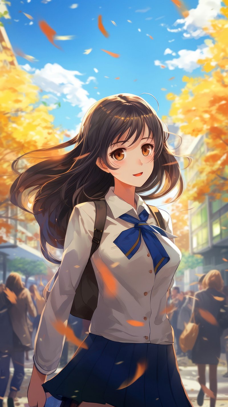 Anime Girl Image. Free Photo, PNG