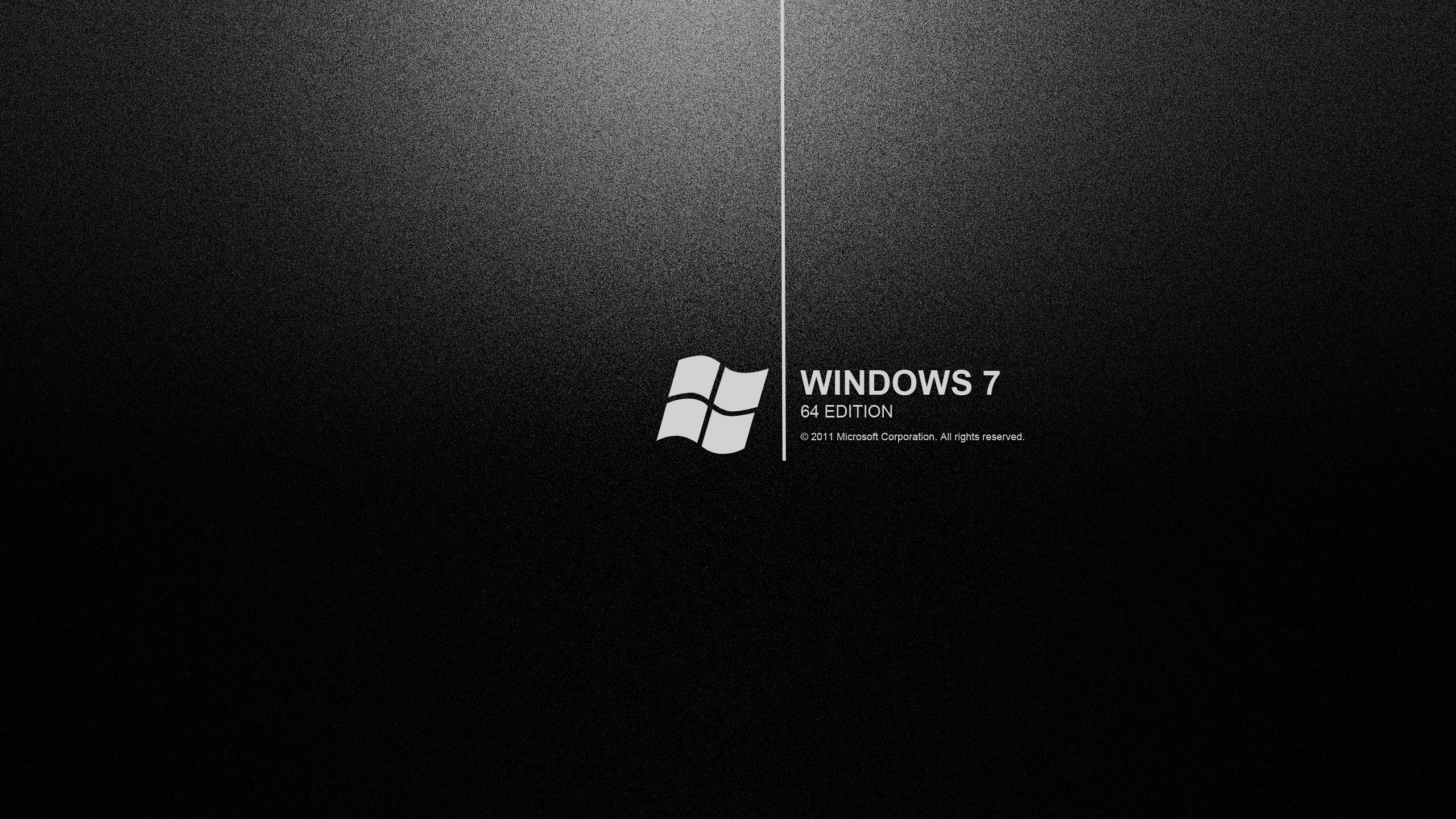 W7, black background, Wallpaper, Windows 7