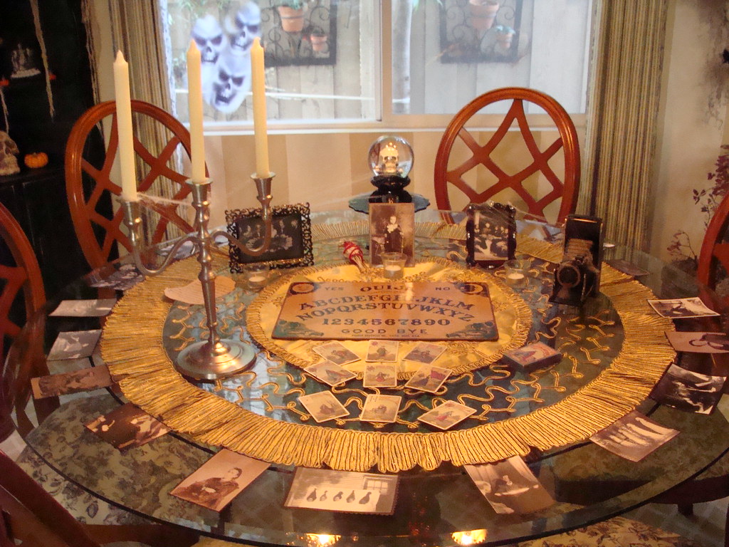 The Seance Table. Wish my Ouija board