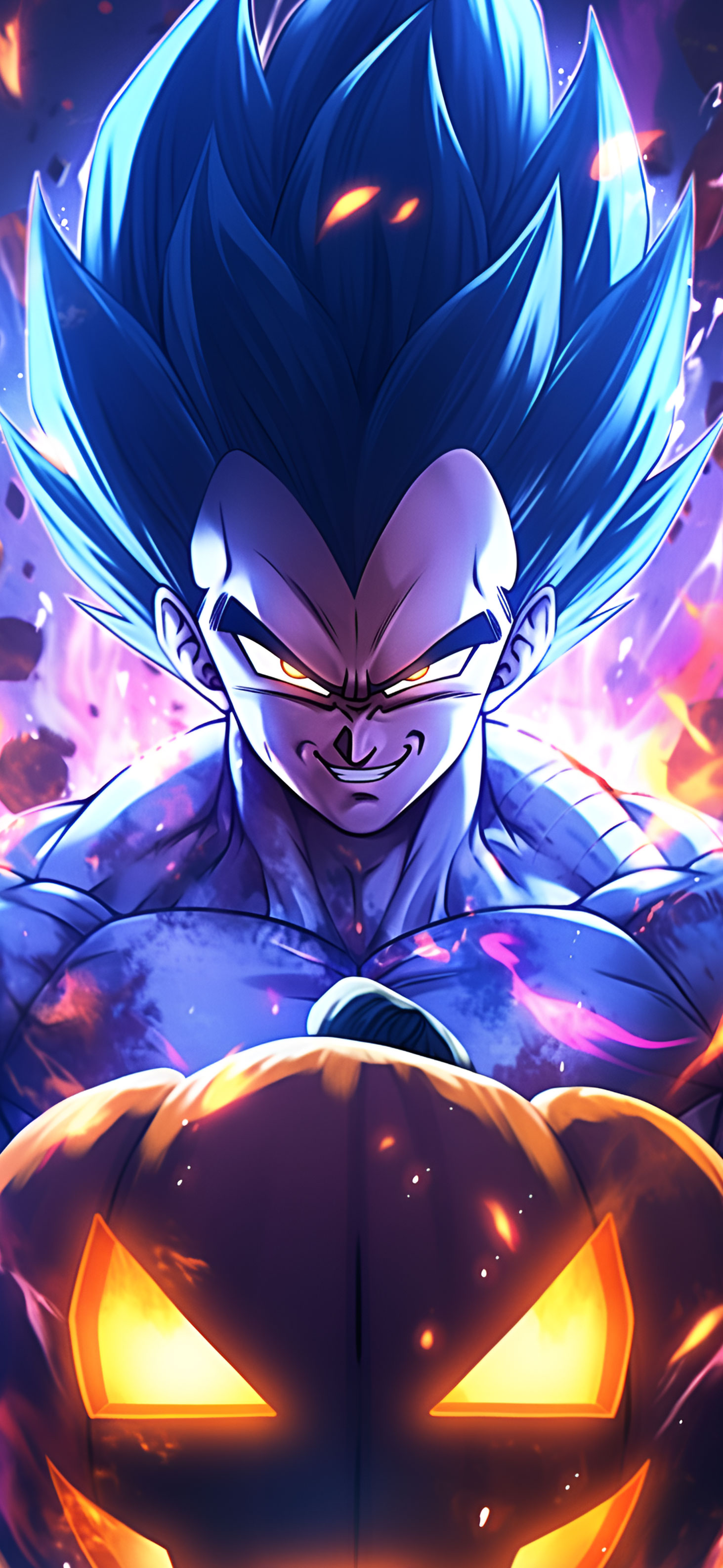Vegeta & Jack O Lantern Halloween