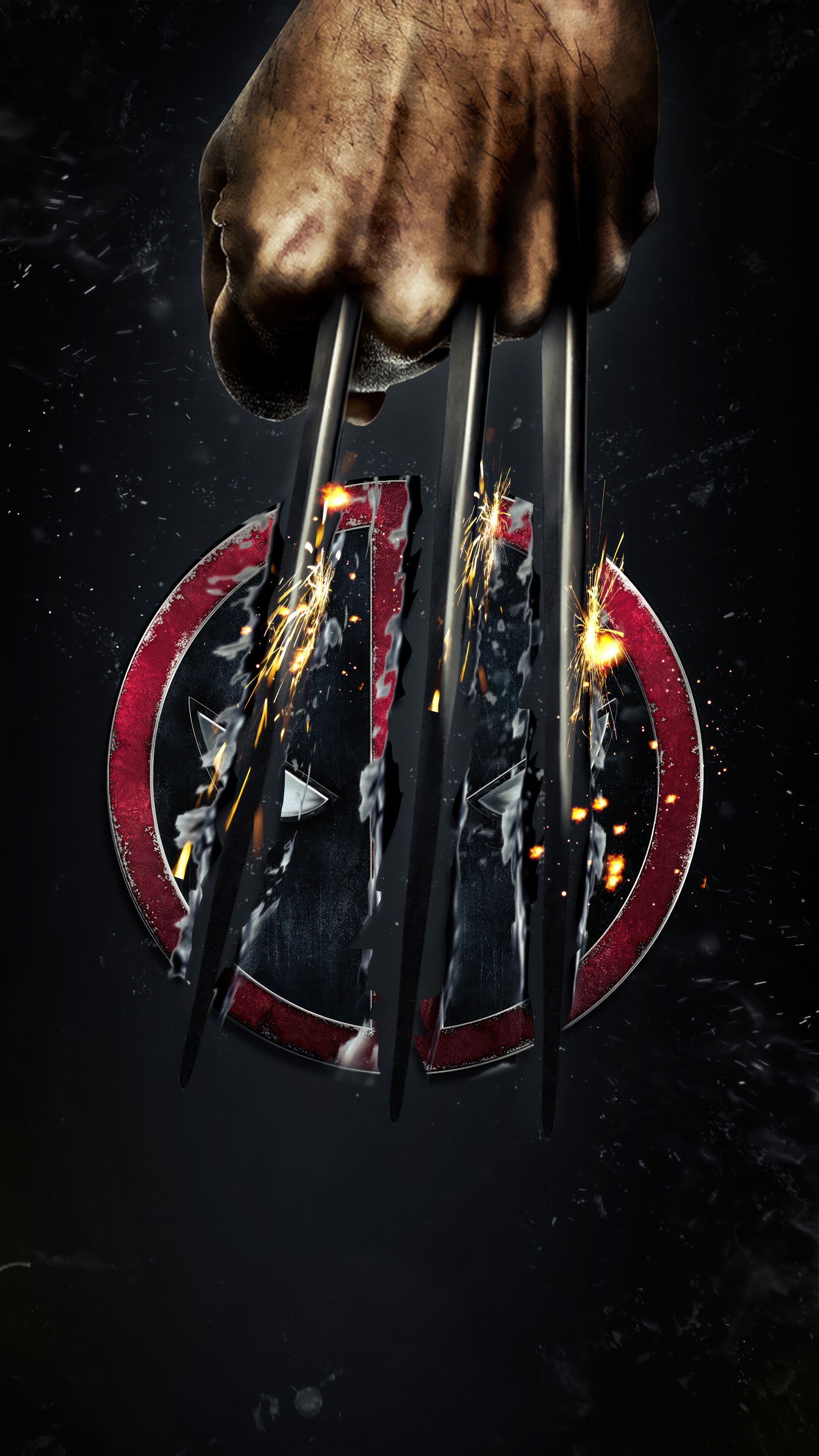 Wolverine Claw 4K Wallpaper iPhone