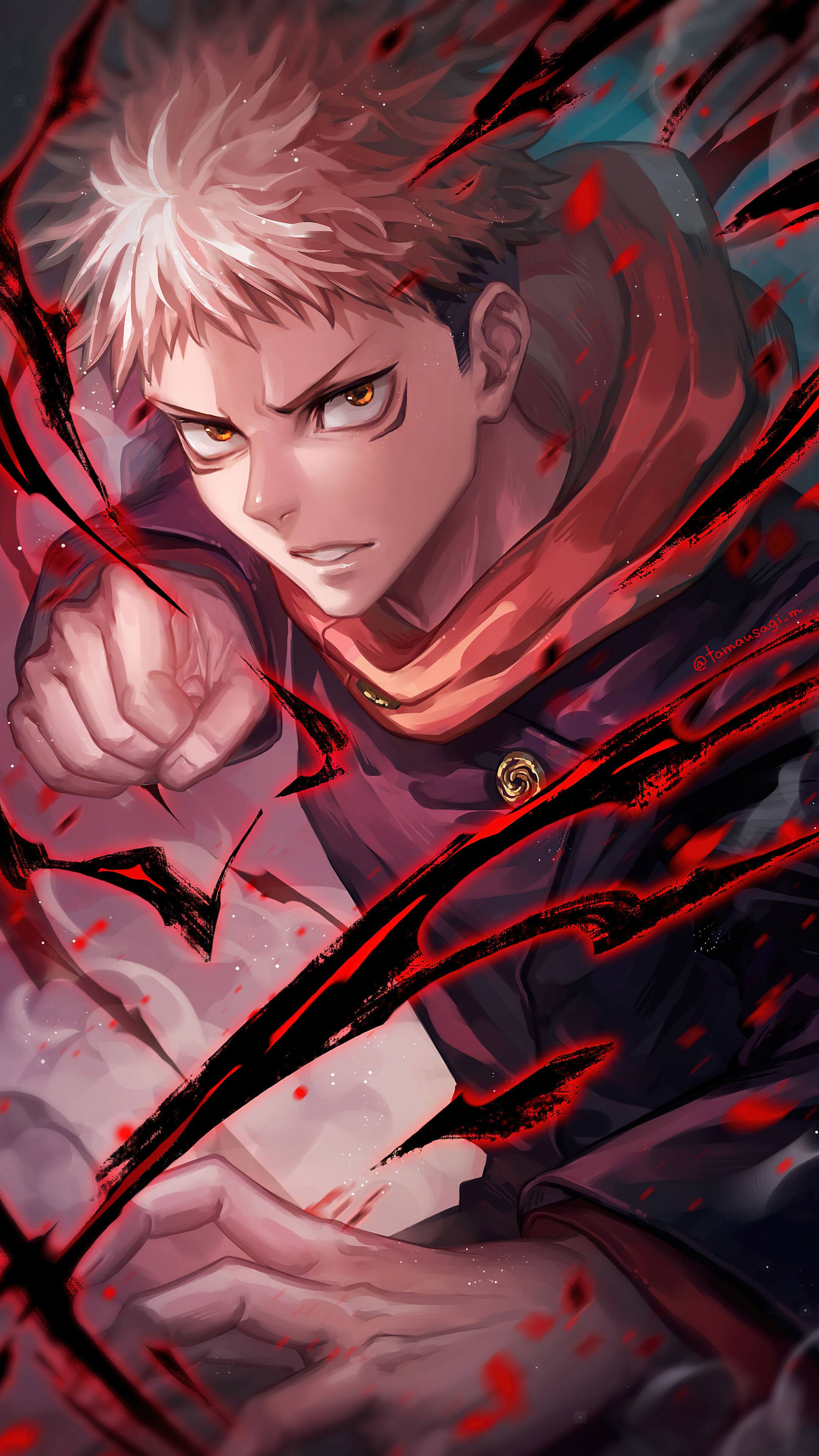 Yuji Itadori (Jujutsu Kaisen) Wallpaper iPhone Phone 4K e