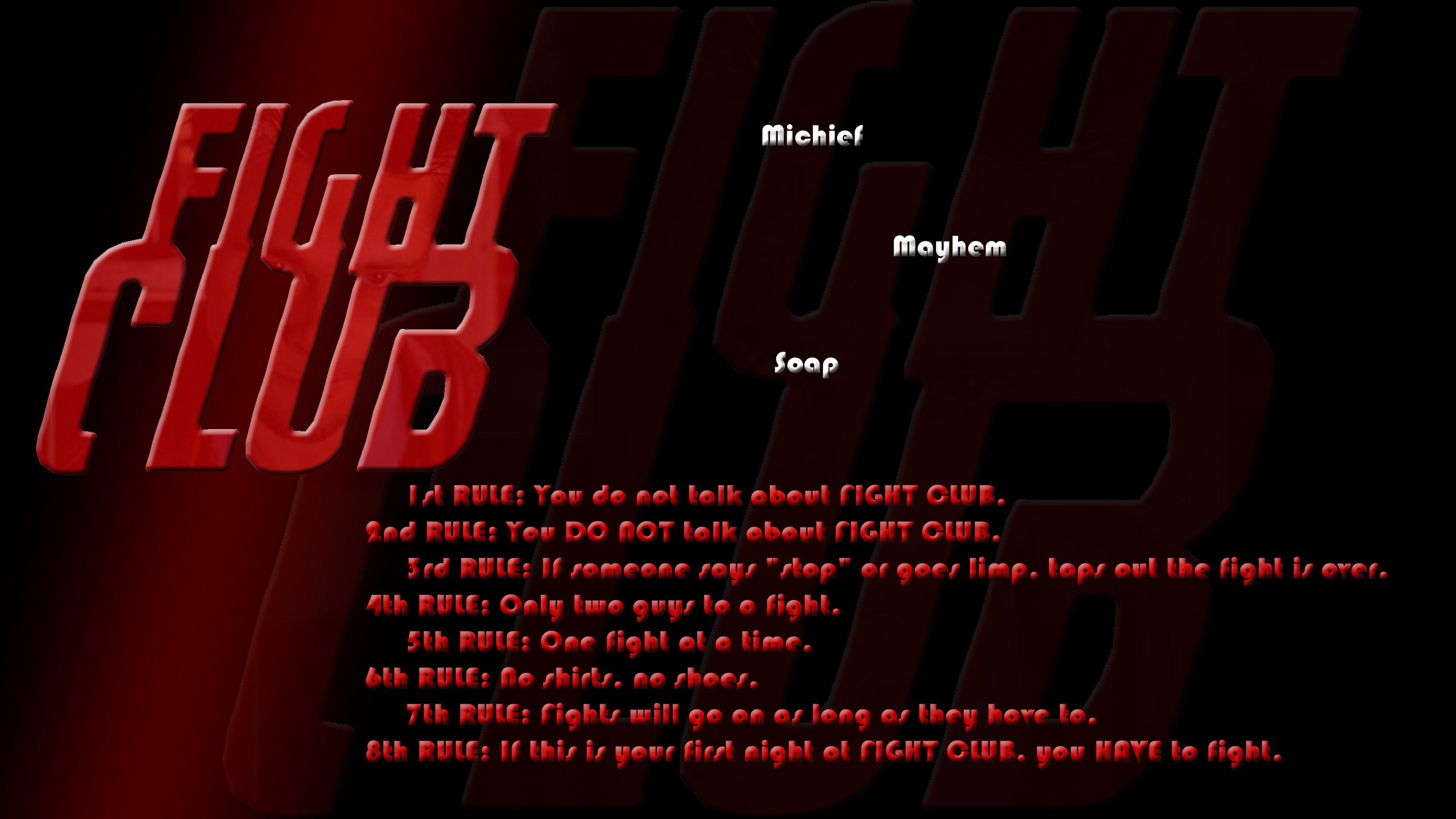 Fight Club Wallpaper