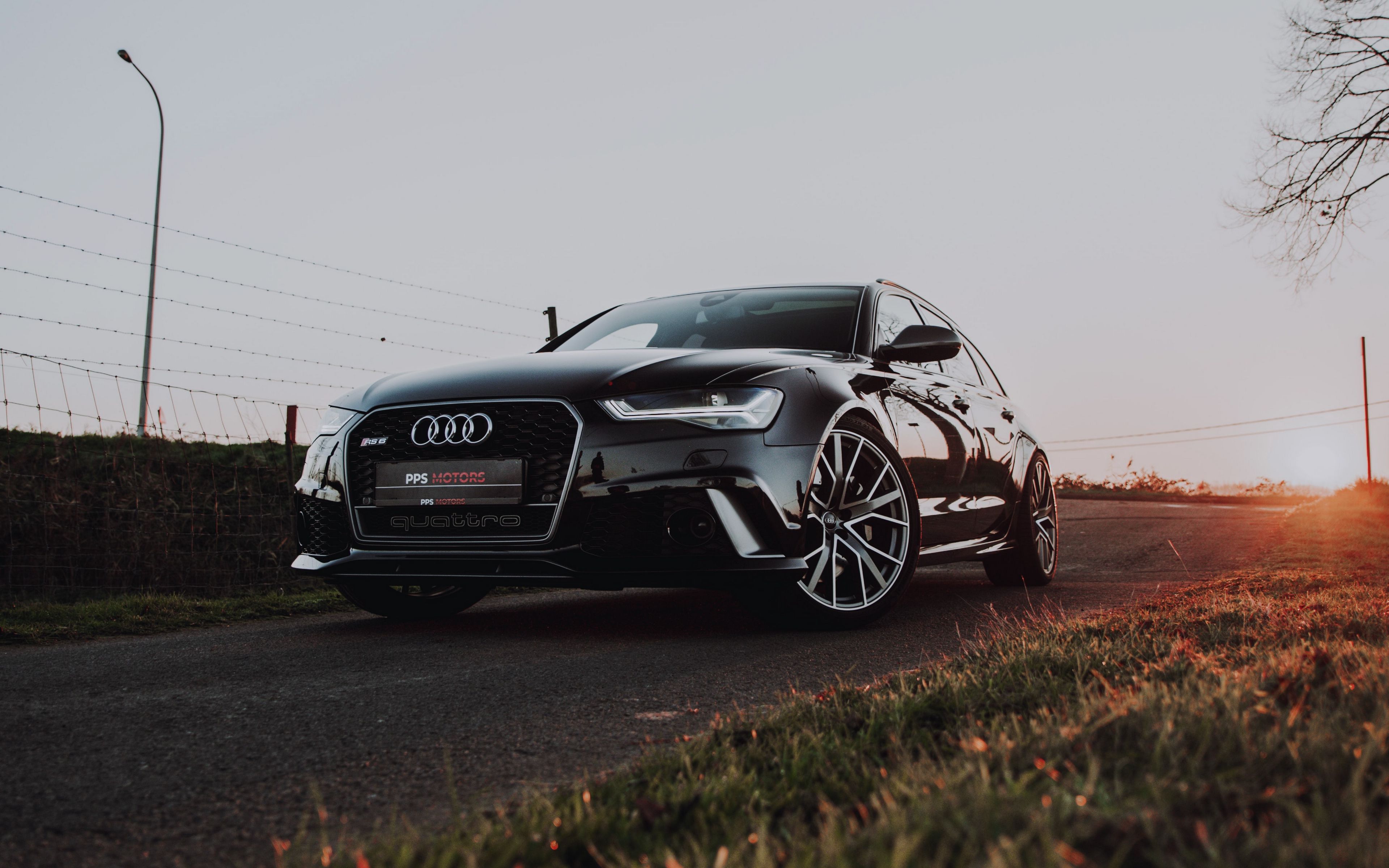 wallpaper 3840x2400 audi rs6, audi, car