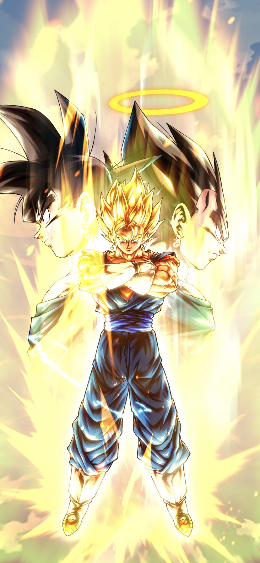 Vegito (Dragon Ball) iPhone Wallpaper