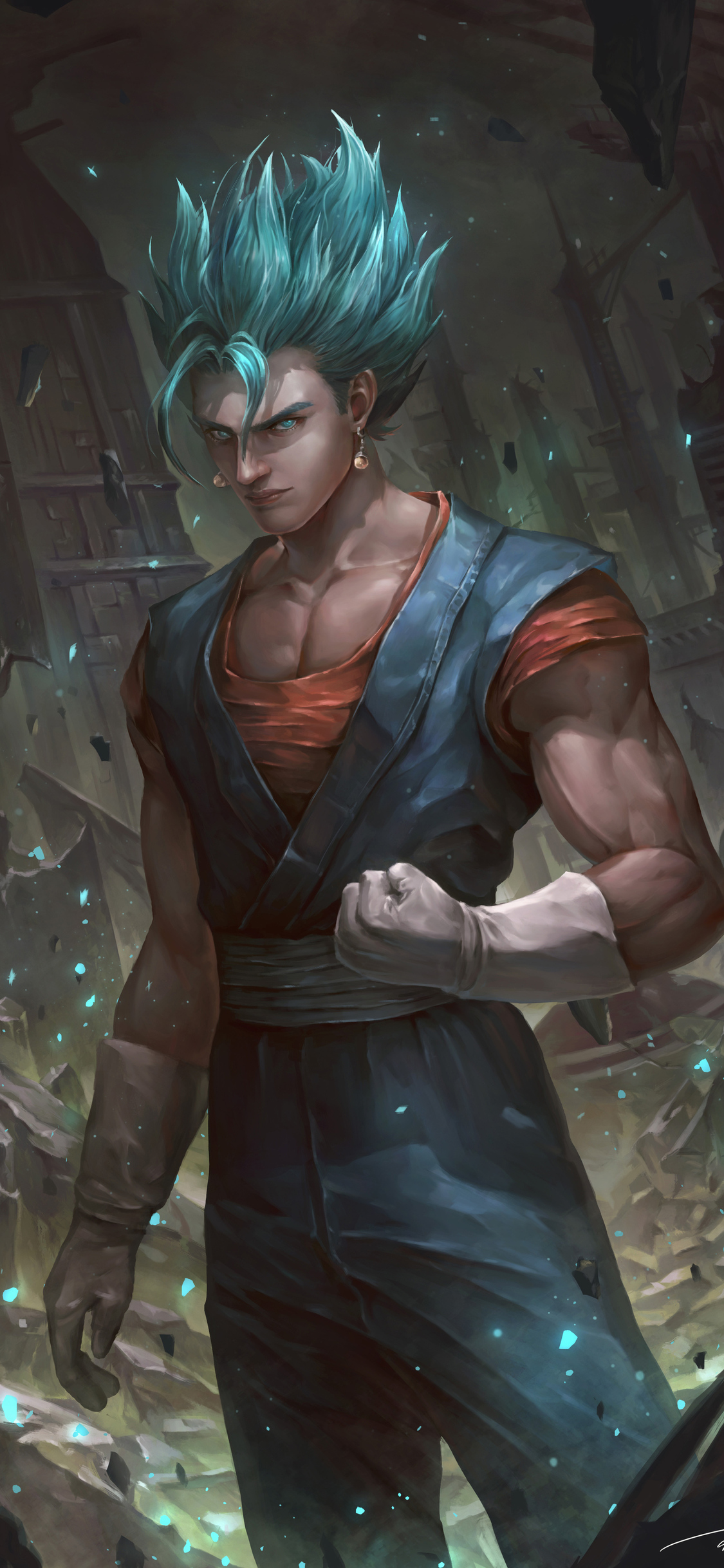 Vegito Artwork 4k iPhone XS