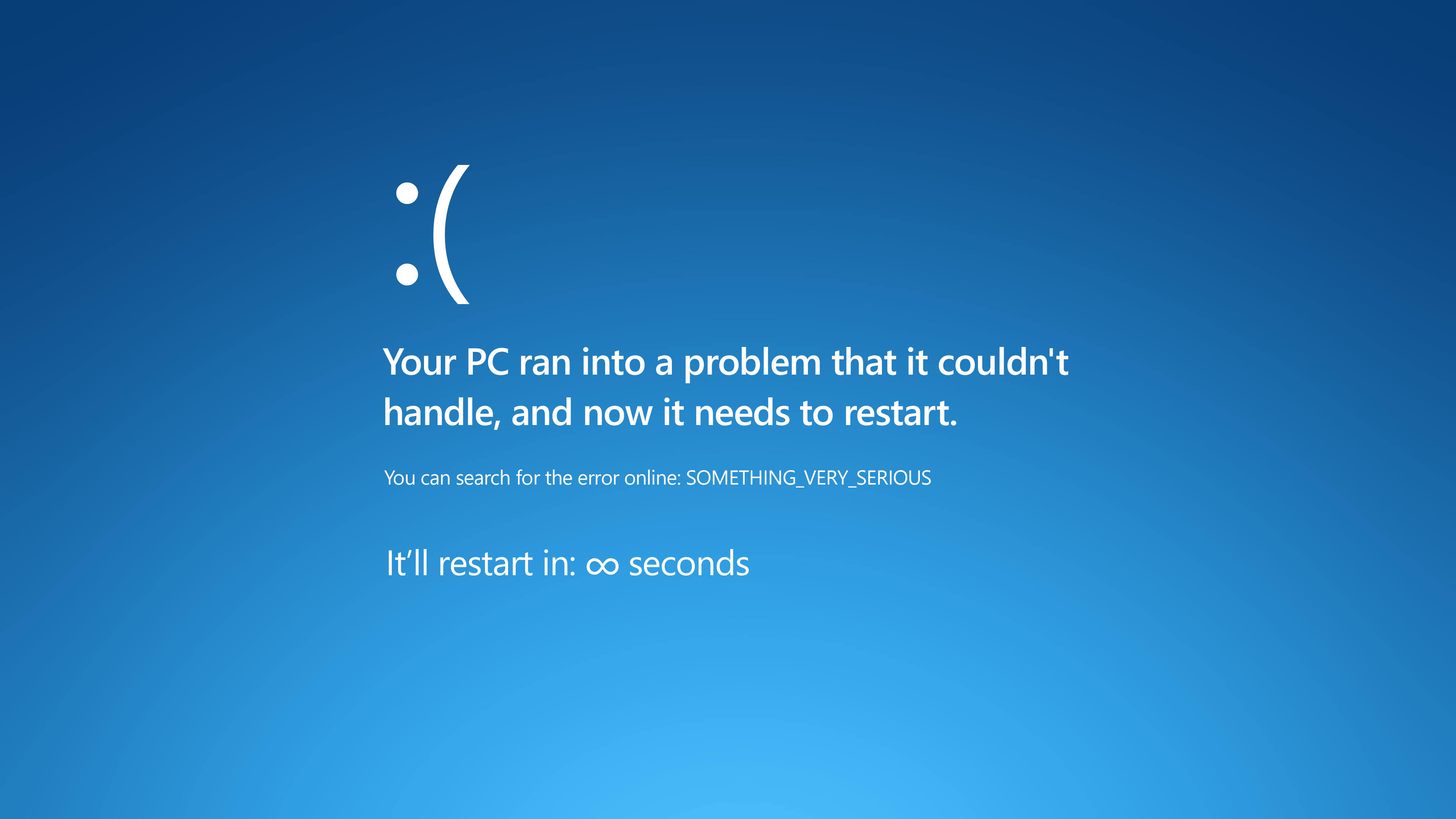Windows 10 Blue Screen 4K / 4K Ultra
