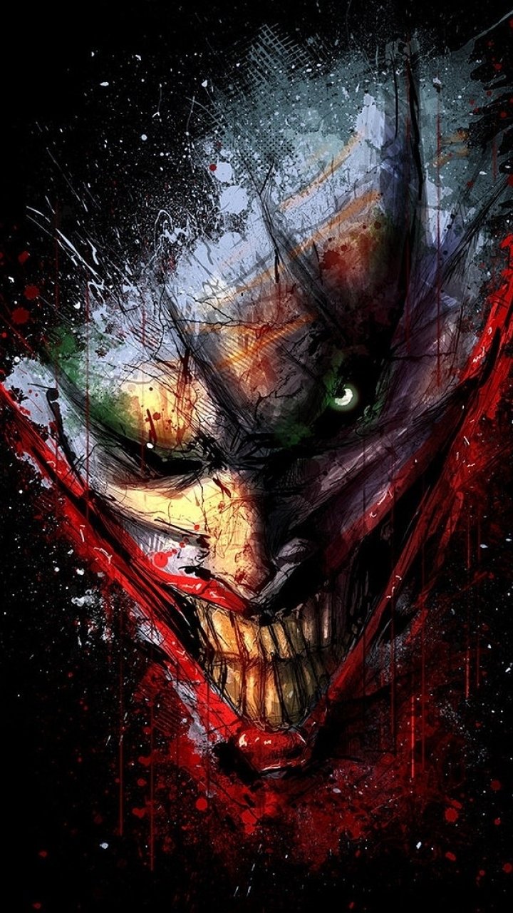 Download Comic Joker Phone Wallpaper