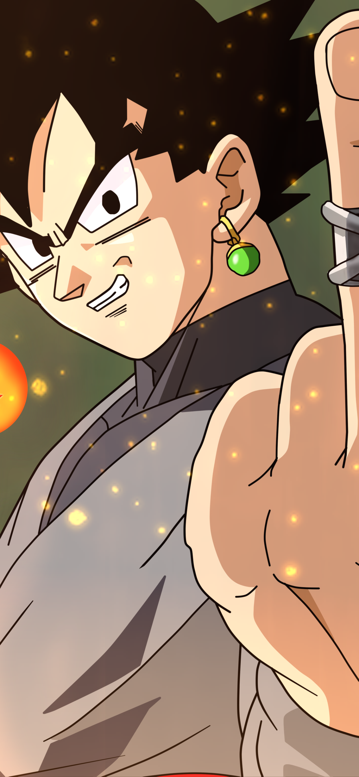 Black Goku Phone Wallpaper