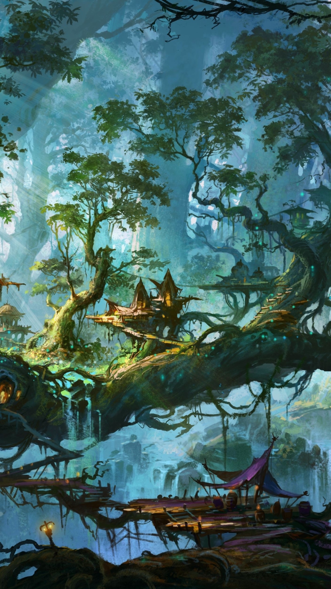 Download Village Tree Fantasy Forest