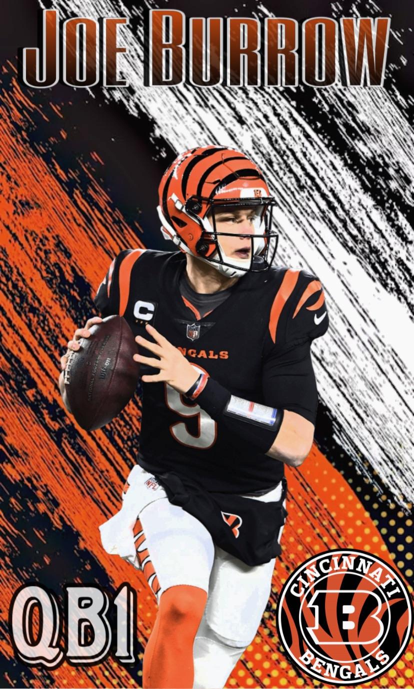 Joe Burrow phone wallpaper I made today