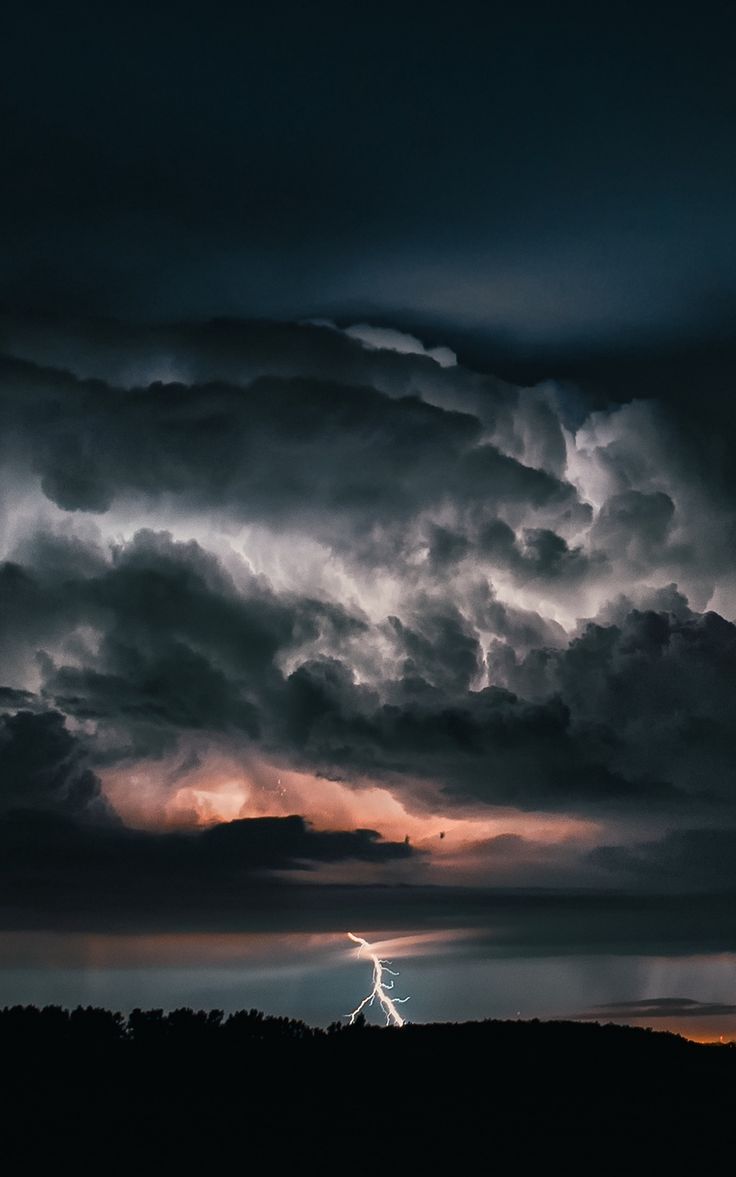 Wallpaper thunderstorm cloudy clouds