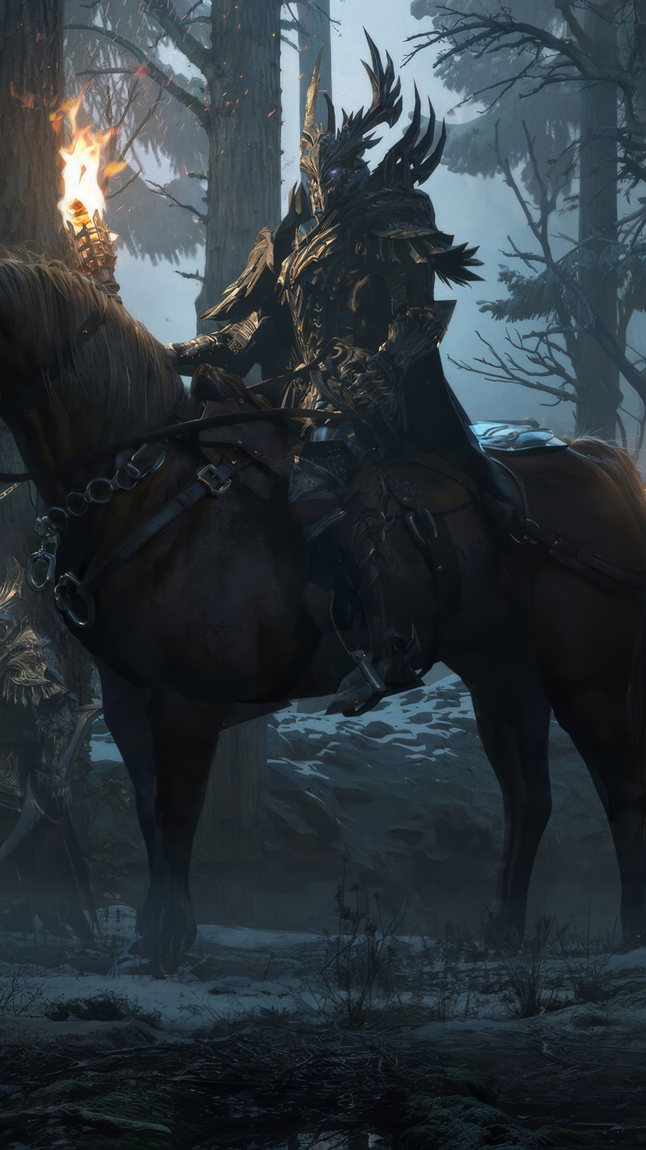 Warrior Army Fantasy Forest 4K