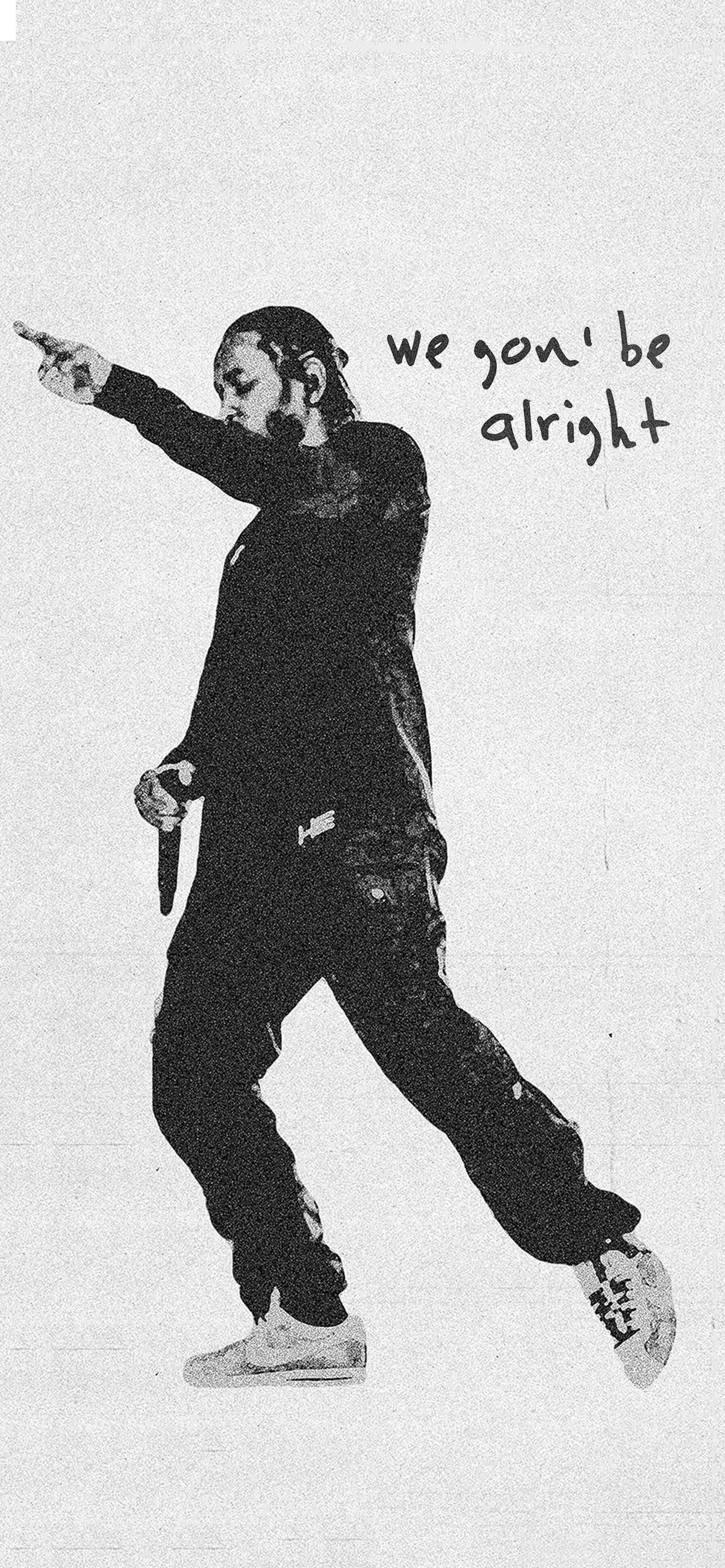 Kendrick Lamar Alright iPhone Wallpaper