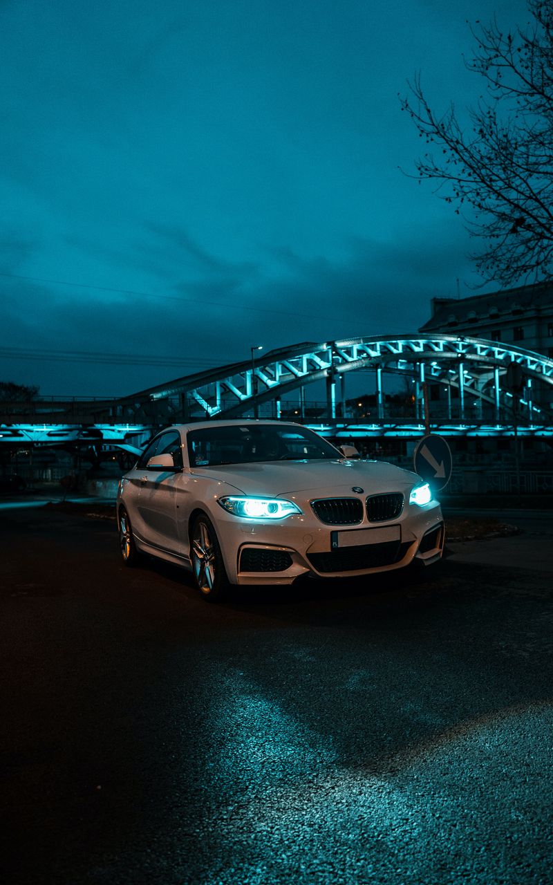 Download wallpaper 800x1280 bmw, front