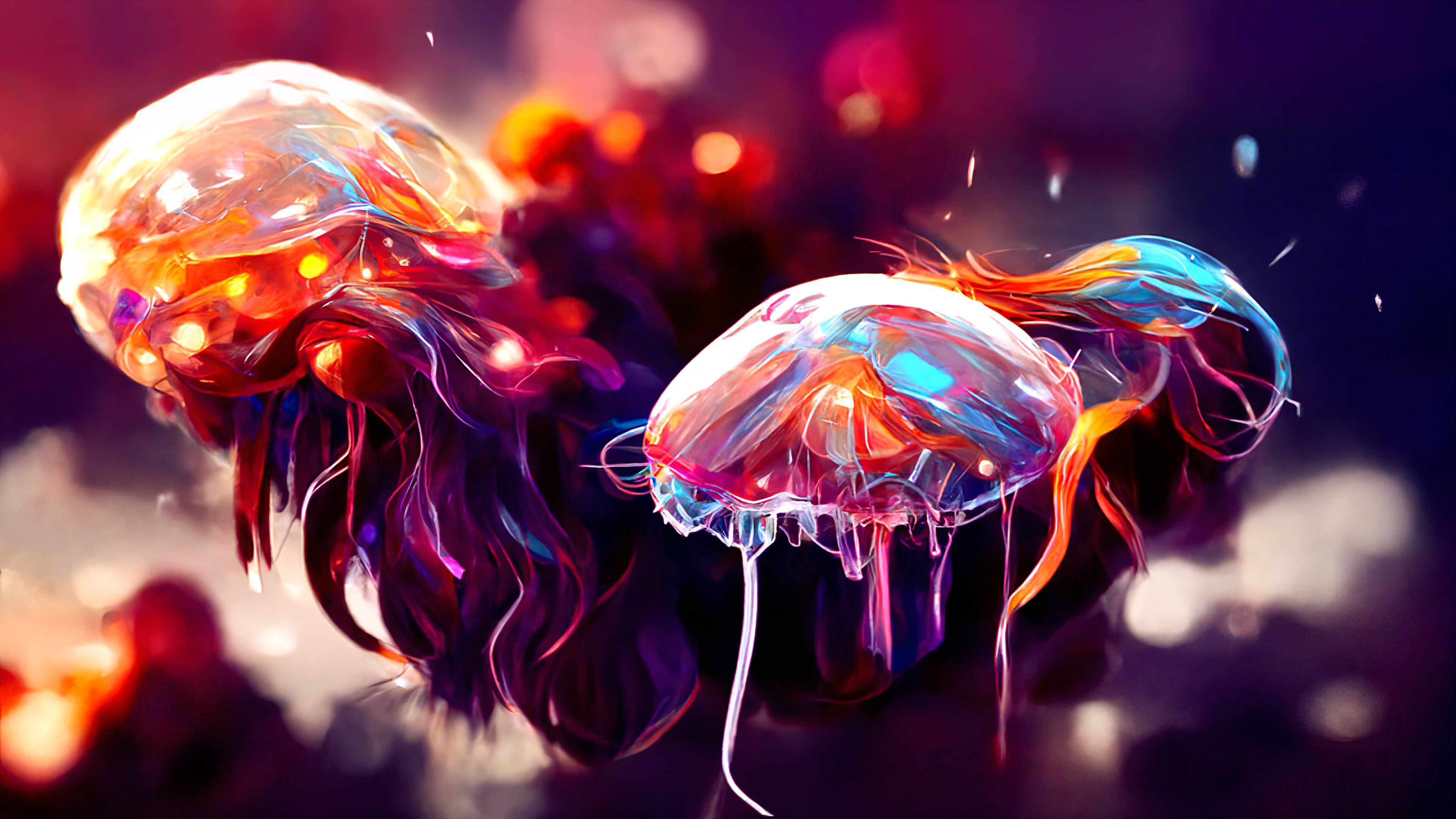 Jelly? Digital Jellyfish 3840x2160
