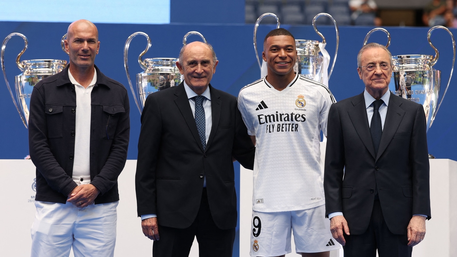 Kylian Mbappe unveiled as Real Madrid's