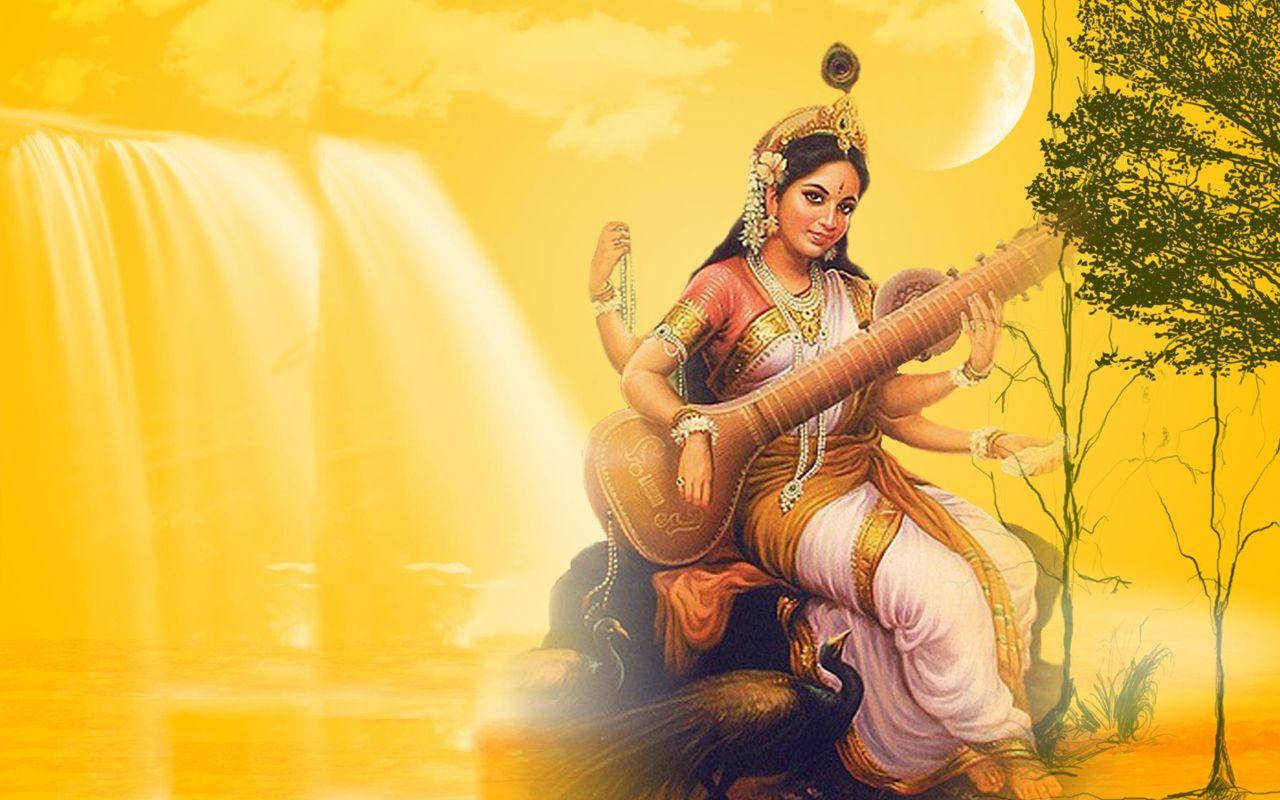 Saraswati HD Wallpaper