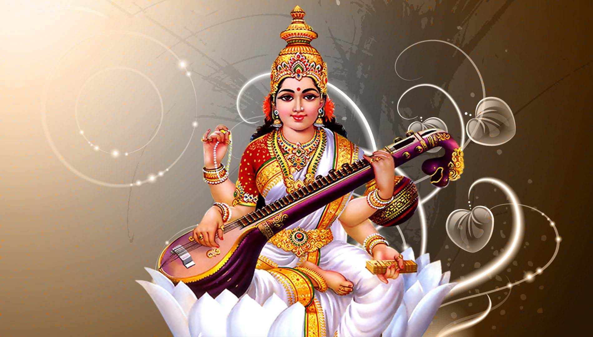 Goddess Saraswati Wallpaper Free