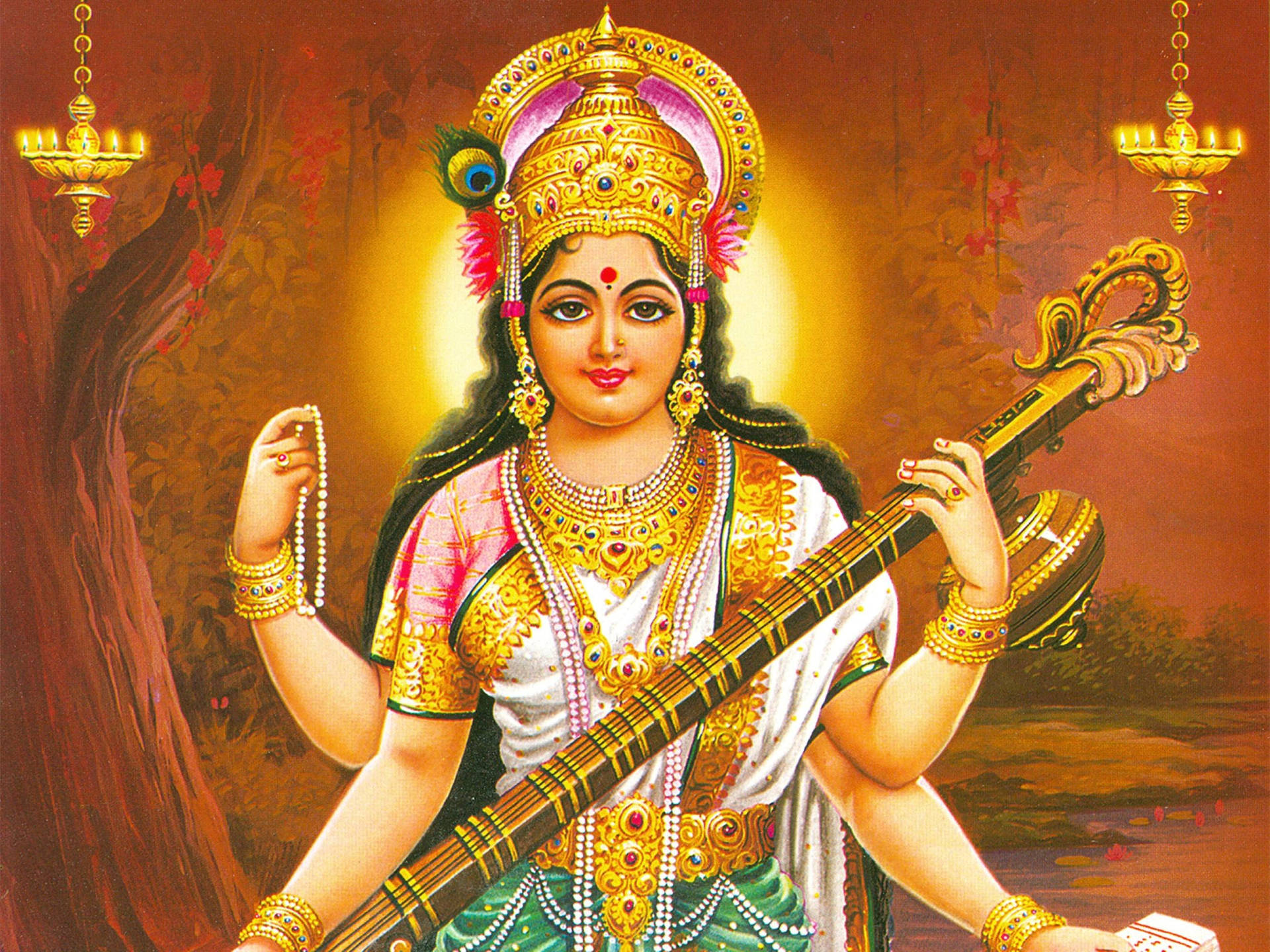 Saraswati Devi Wallpaper
