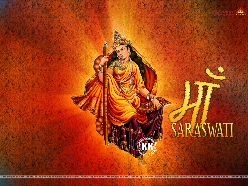Hindu Free Maa Saraswati Wallpaper