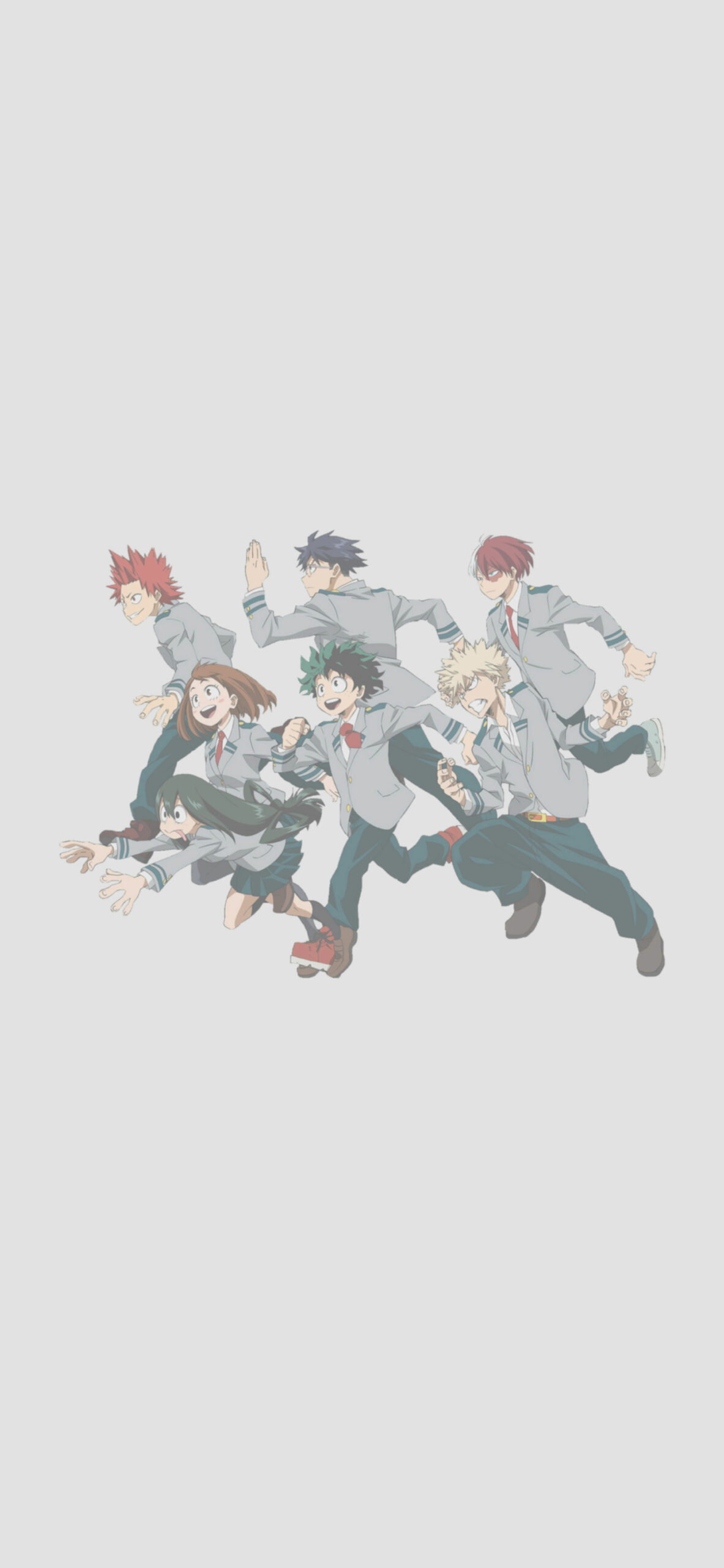My Hero Academia Students Grey