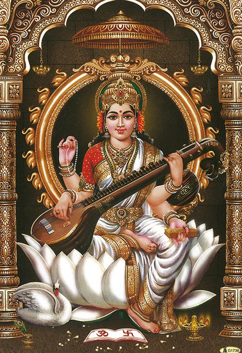 saraswati goddess, vasant panchami