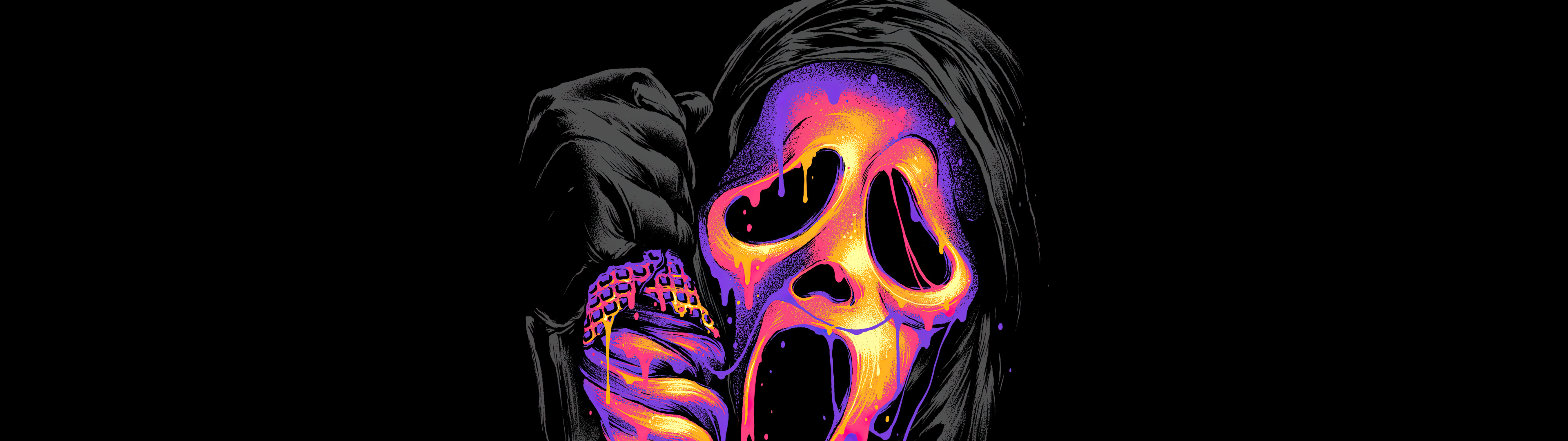 Ghostface AMOLED 8K Wallpaper