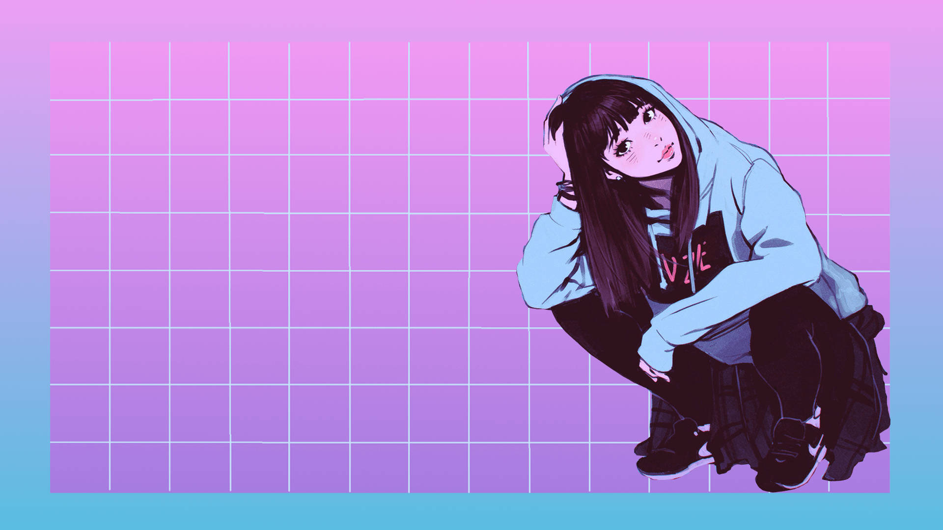 Purple Aesthetic Anime Wallpaper