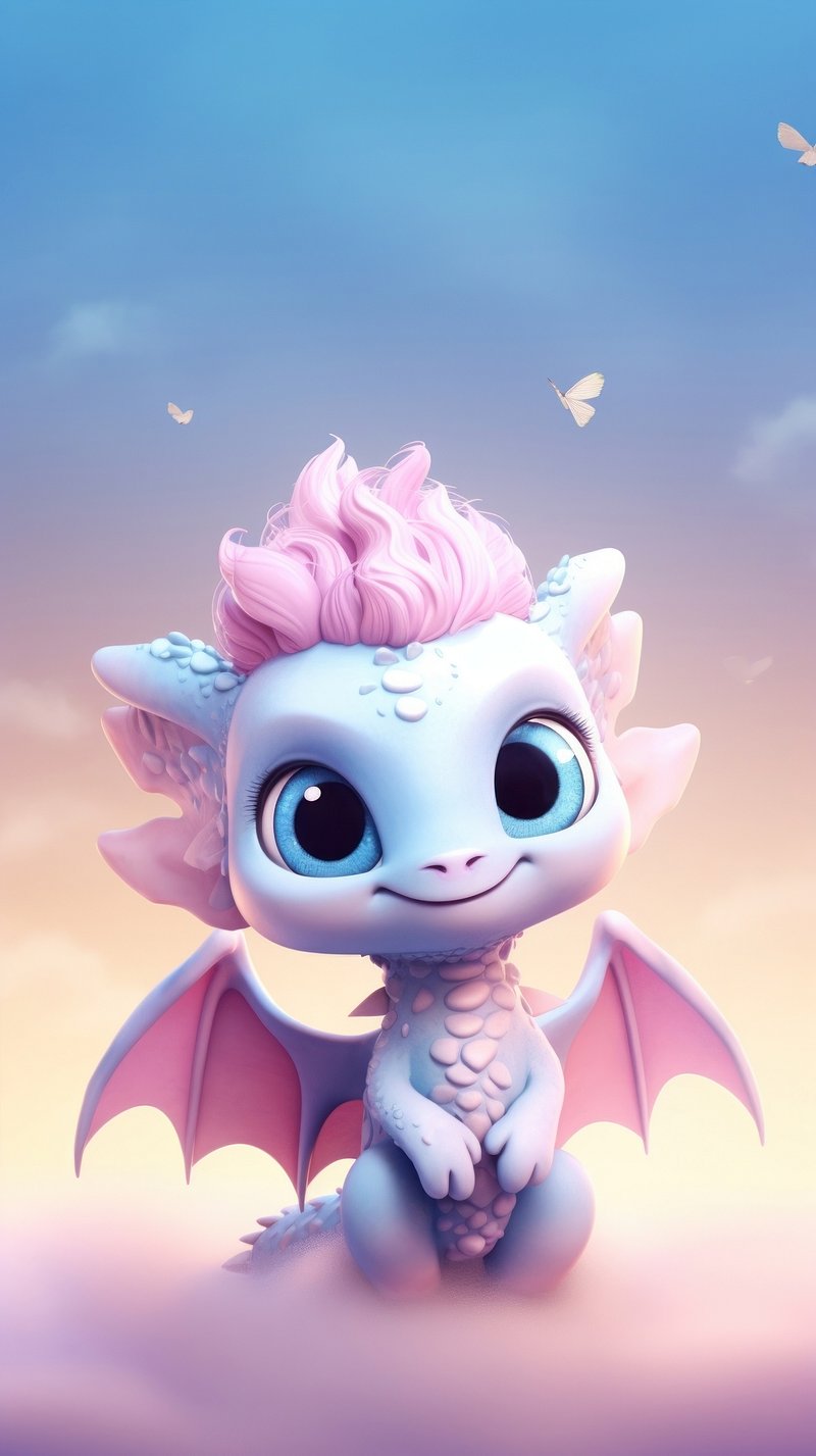 Cute Dragon Image. Free Photo, PNG